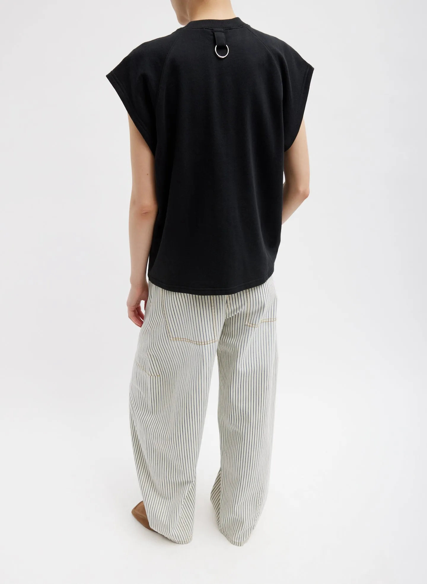 Summer Sweatshirting Sleeveless Easy Top sold by Tibi product image thumbnail 5