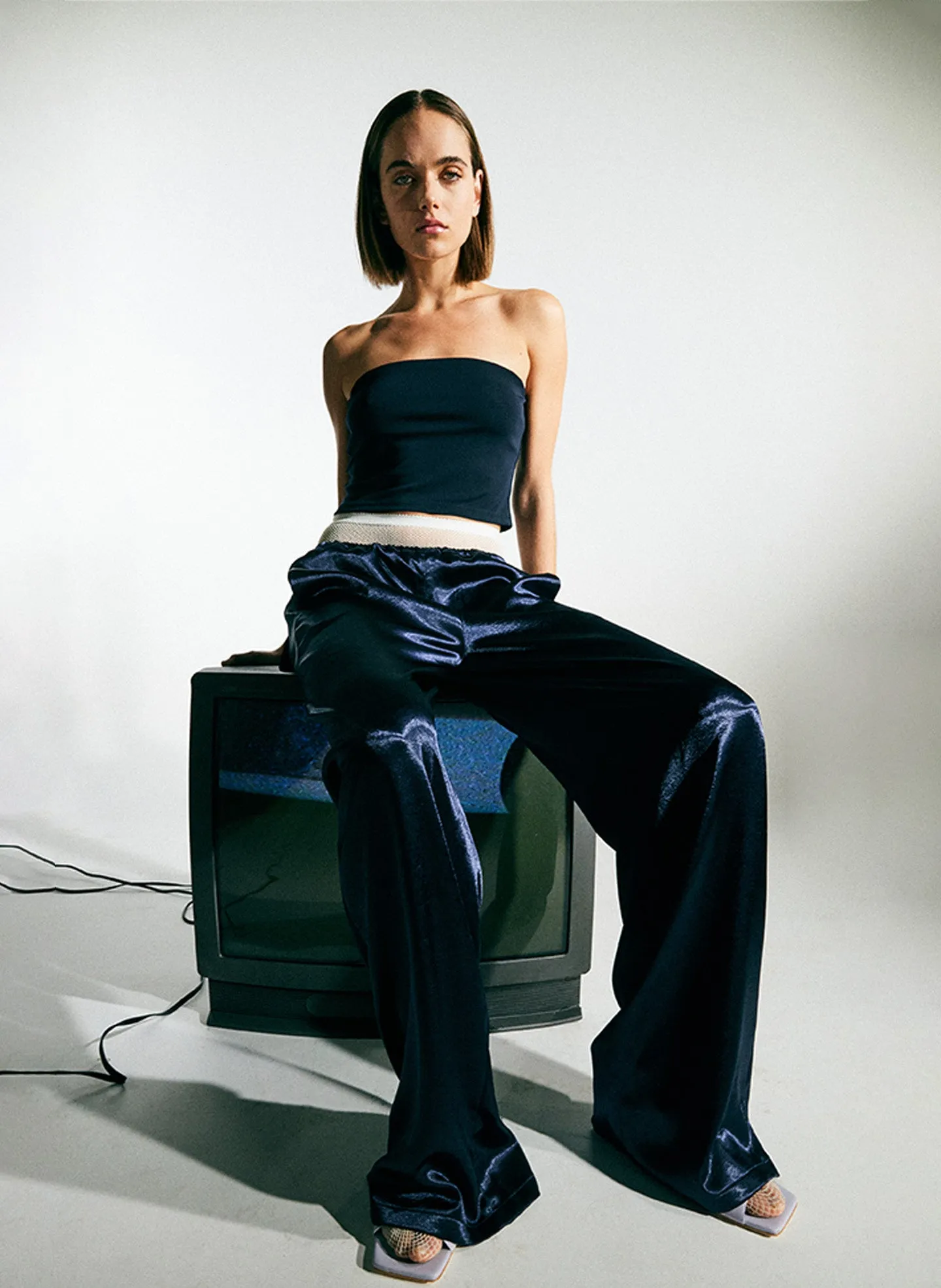 Harlow Jersey Tube Top sold by Tibi product image thumbnail 2