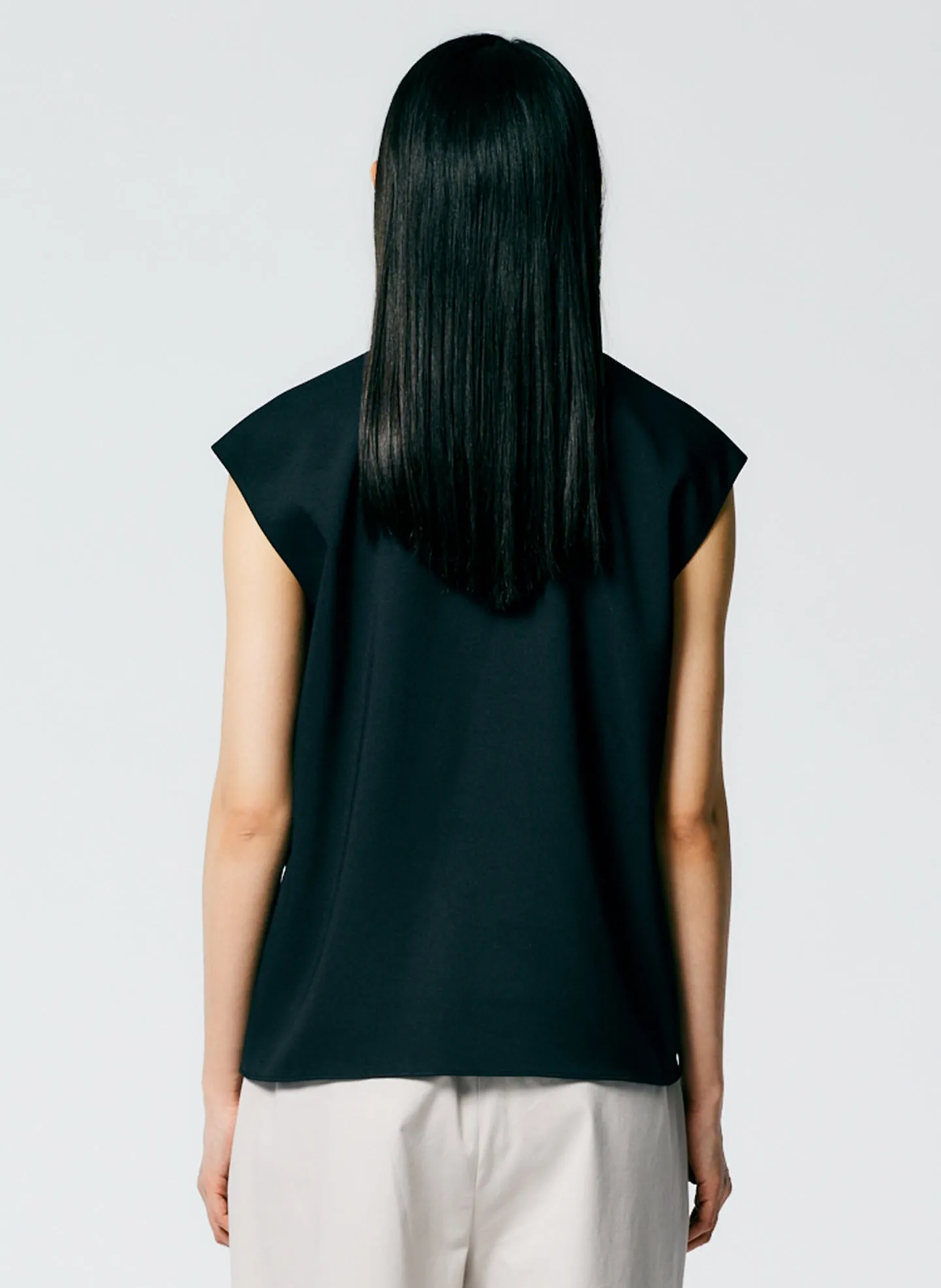 Chalky Drape Handkerchief Top sold by Tibi product image thumbnail 4