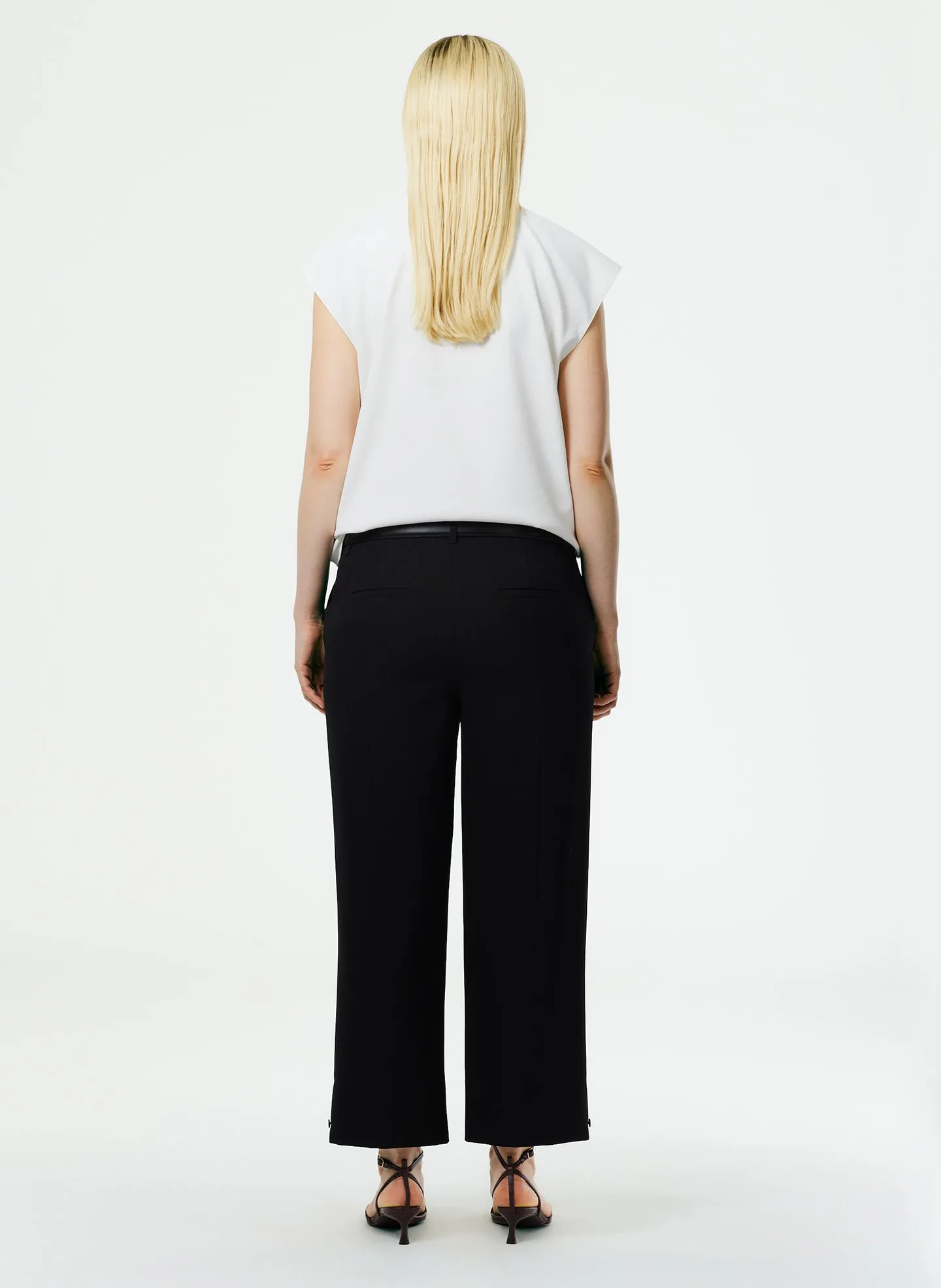 Grain De Poudre Cropped Pant sold by Tibi product image thumbnail 4