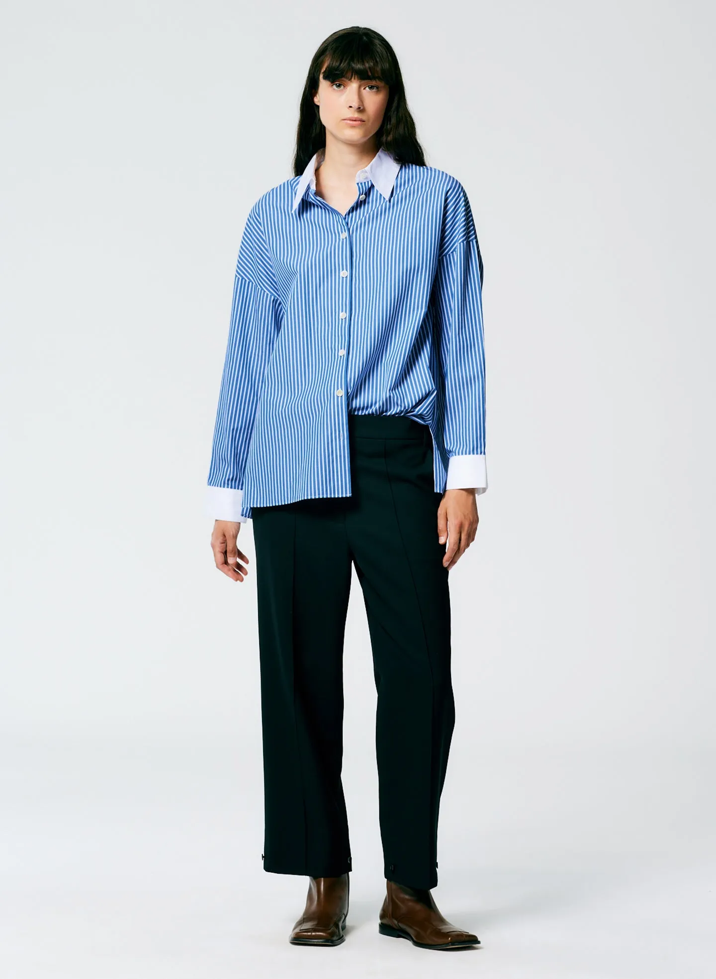 Grain De Poudre Cropped Pant sold by Tibi product image thumbnail 5