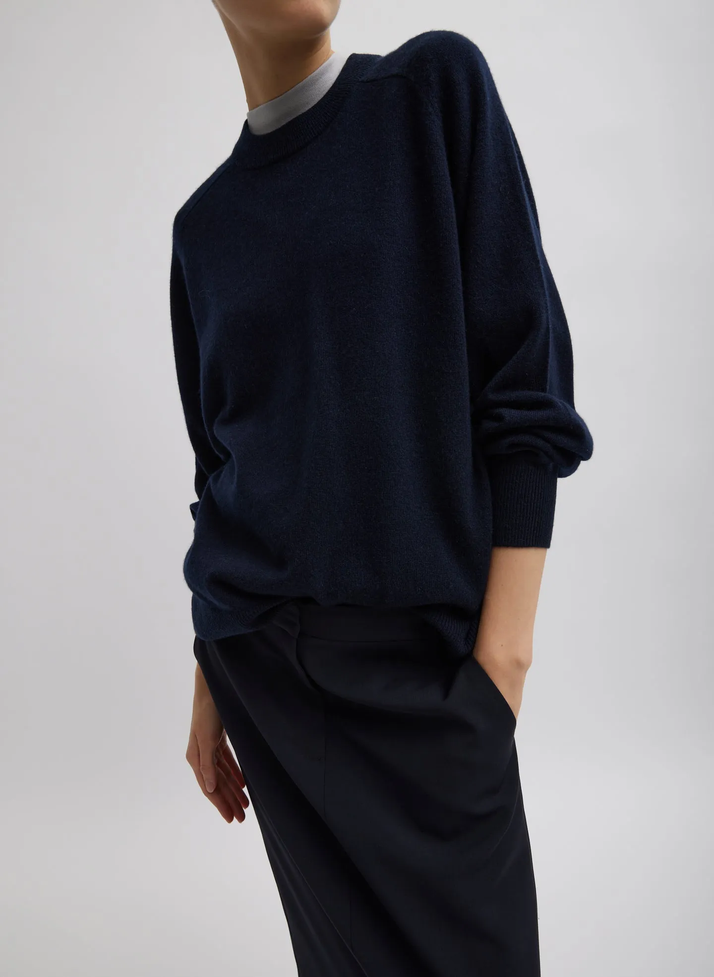 Washable Cashmere Crewneck Sweater sold by Tibi