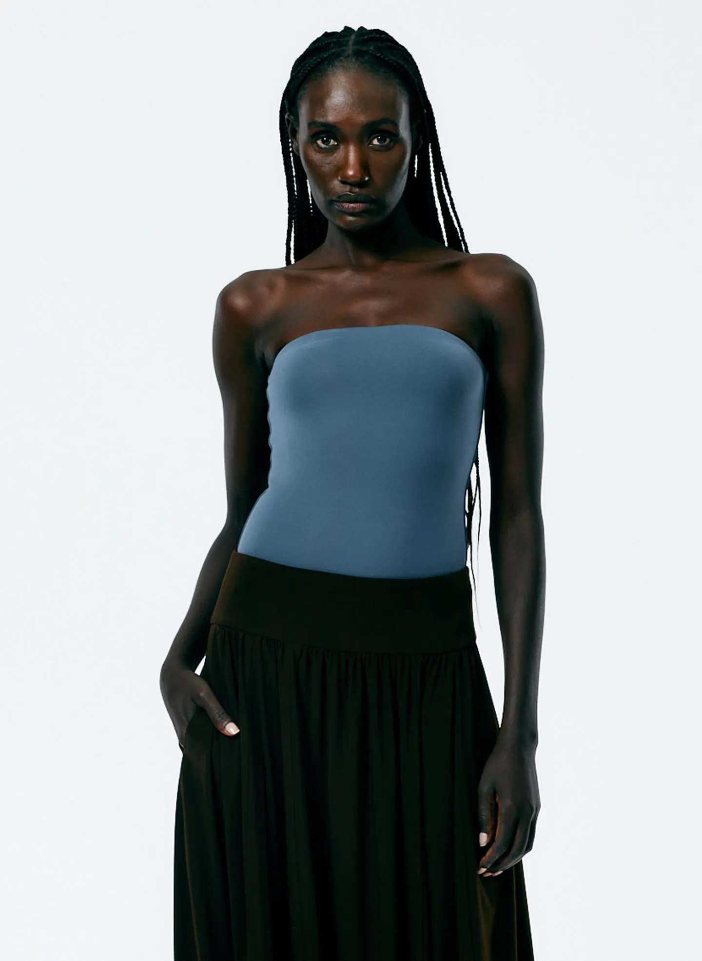 Nitro Jersey Strapless Bodysuit sold by Tibi