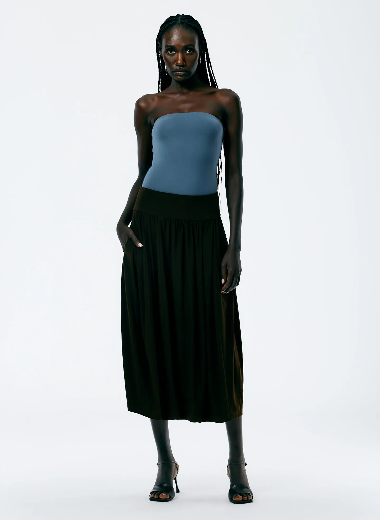 Nitro Jersey Strapless Bodysuit sold by Tibi product image thumbnail 3