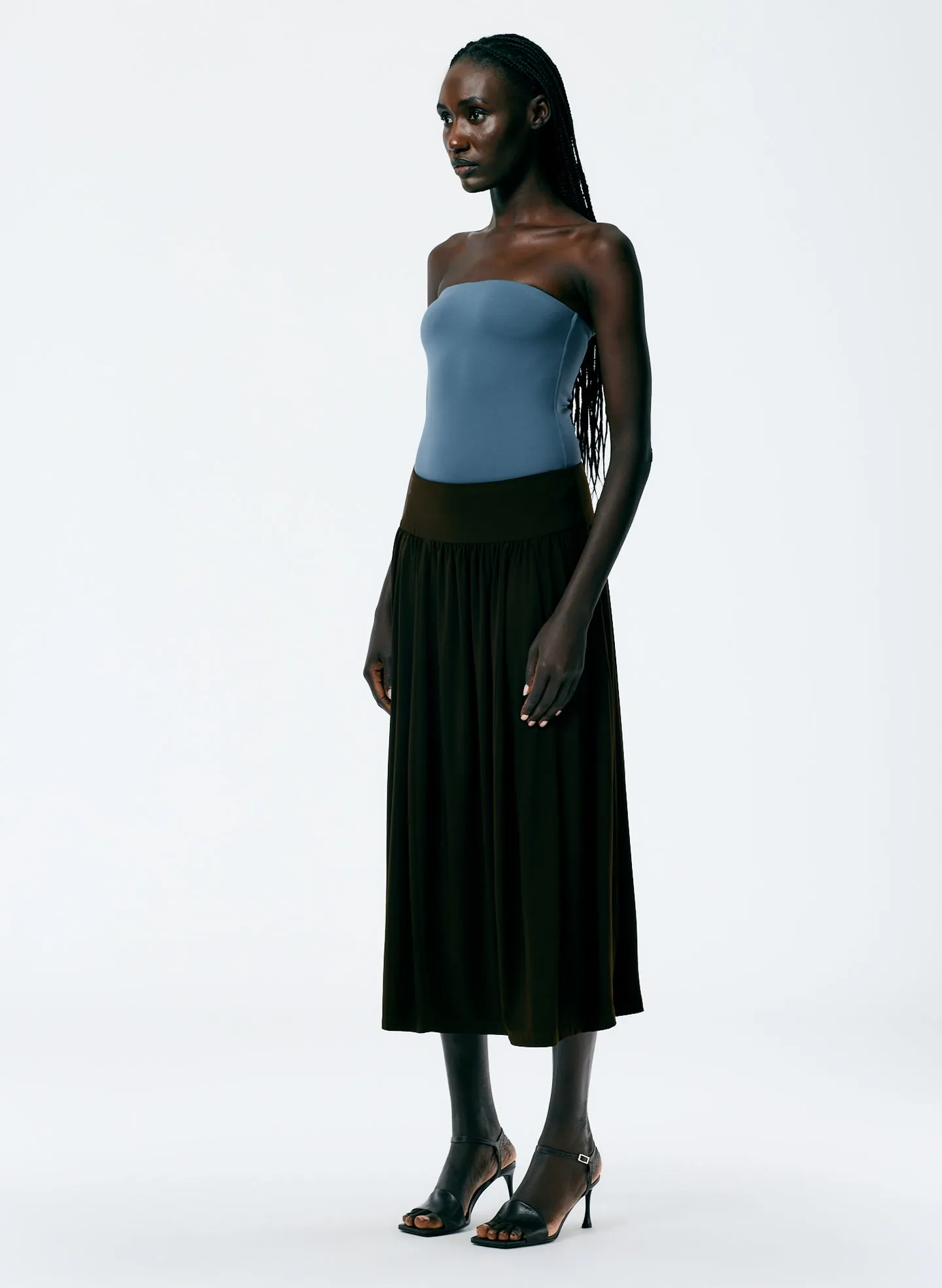 Nitro Jersey Strapless Bodysuit sold by Tibi product image thumbnail 4