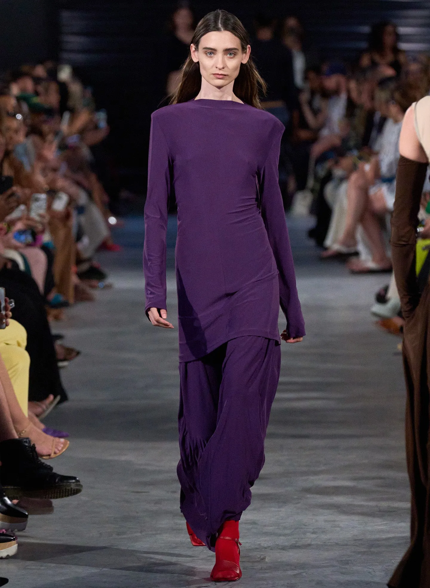 Drapey Jersey Lantern Skirt sold by Tibi product image thumbnail 2