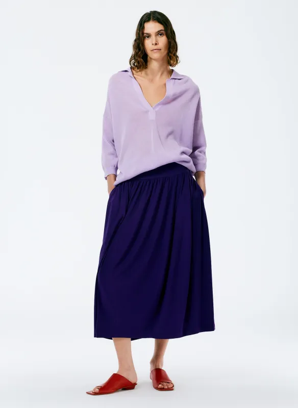 Drapey Jersey Lantern Skirt sold by Tibi