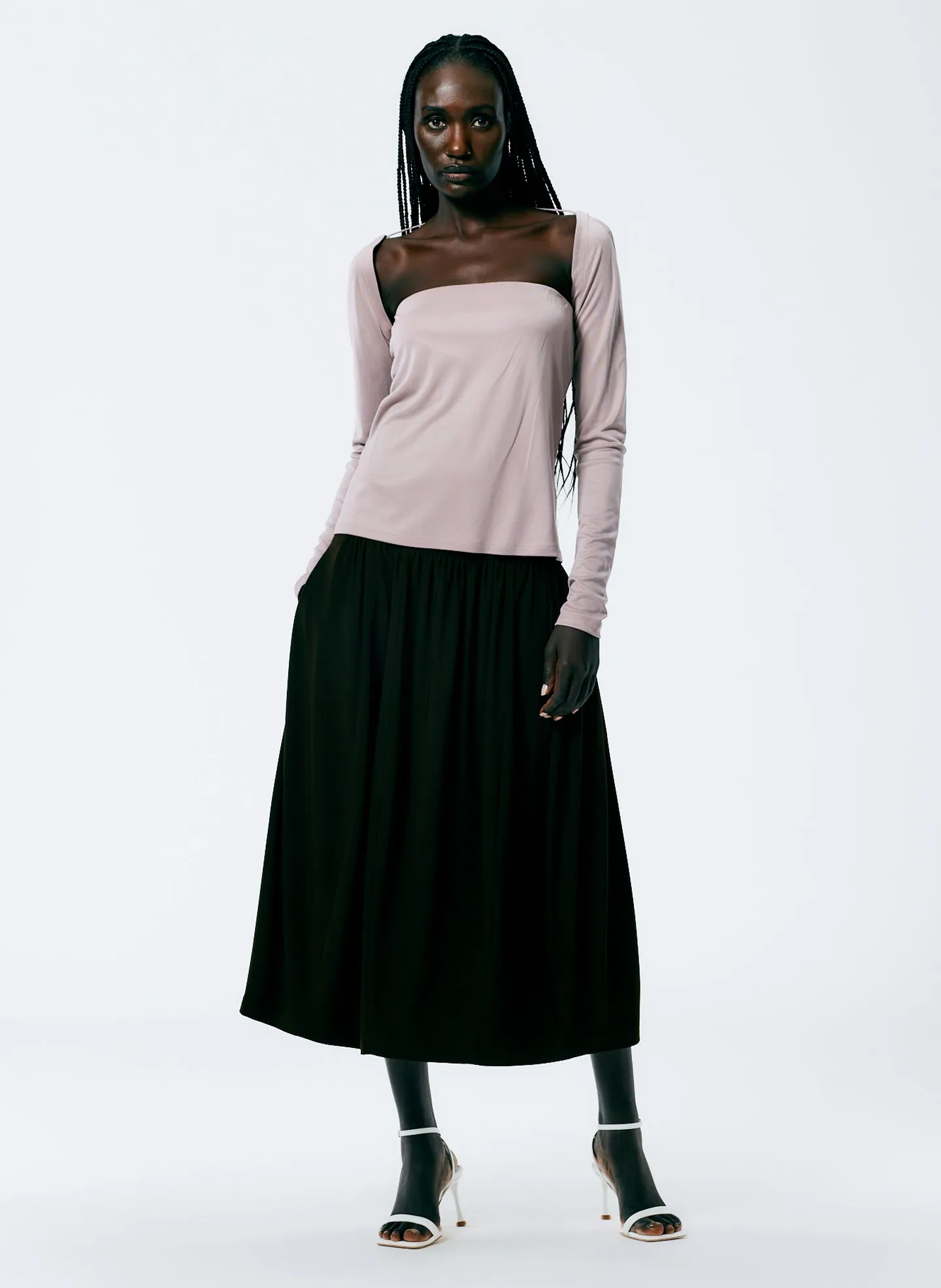 Deeba Cupro Strapless Convertible Top sold by Tibi product image thumbnail 4