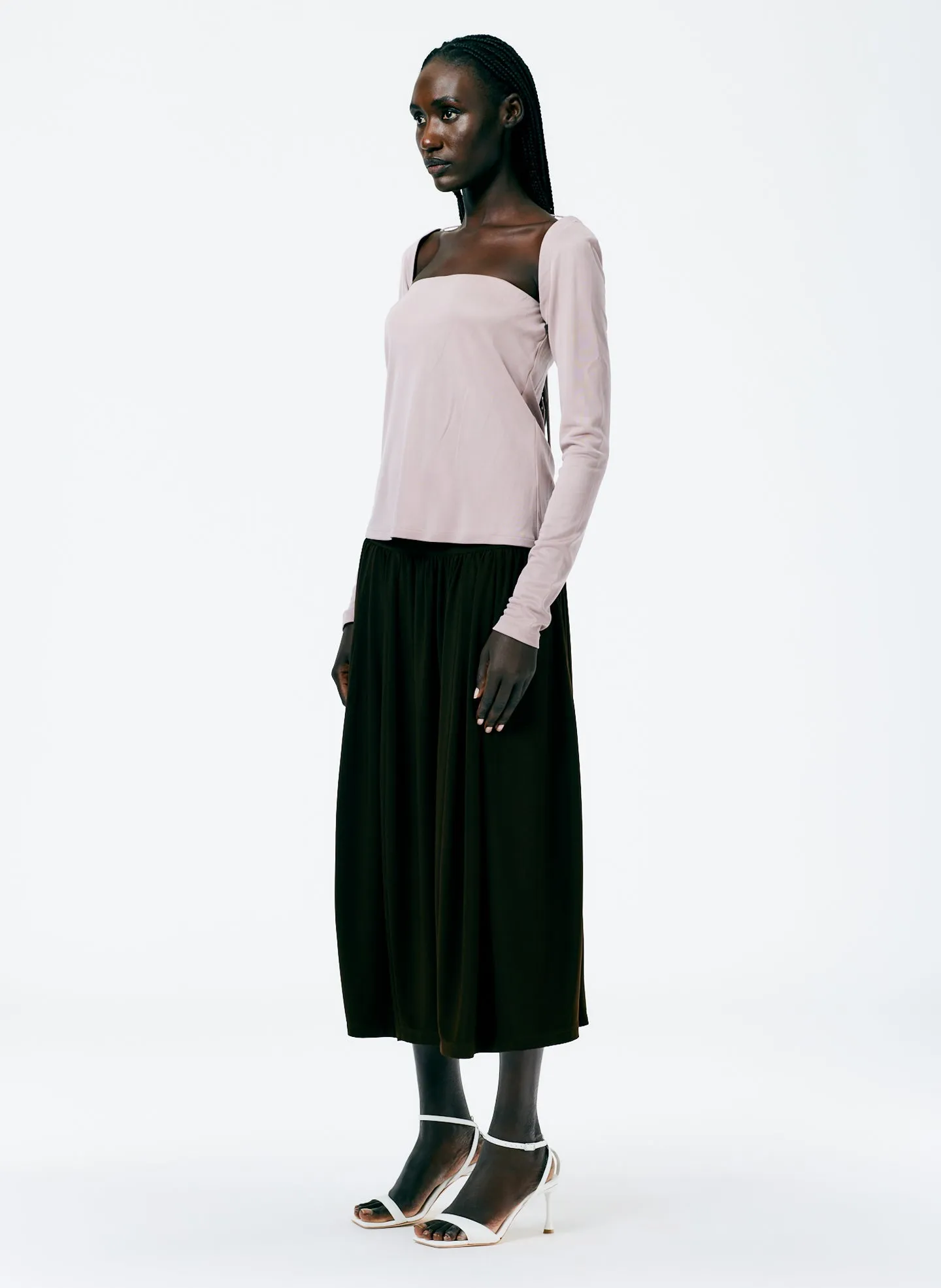 Deeba Cupro Strapless Convertible Top sold by Tibi product image thumbnail 5