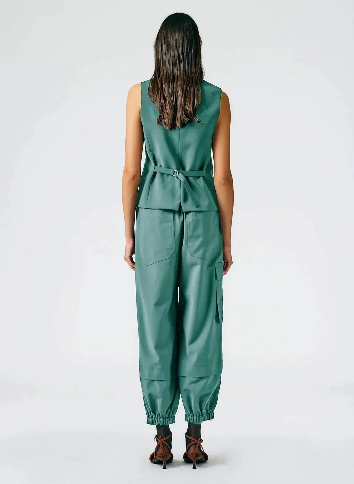 Tropical Wool Pull On Wilt Jogger – Long sold by Tibi product image thumbnail 2