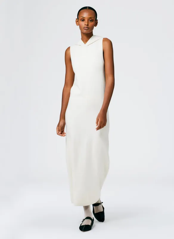 Compact Stretch Cashmere Hoodie Dress sold by Tibi