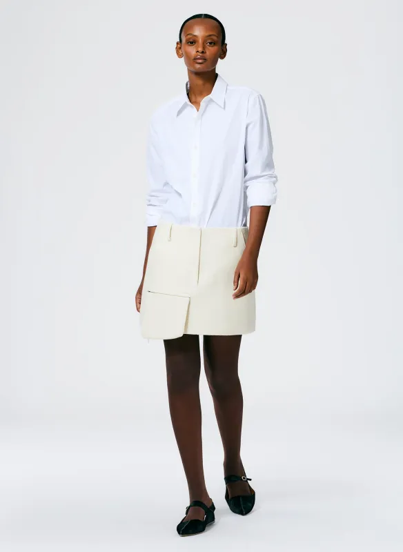 Boiled Wool Mini Skirt sold by Tibi