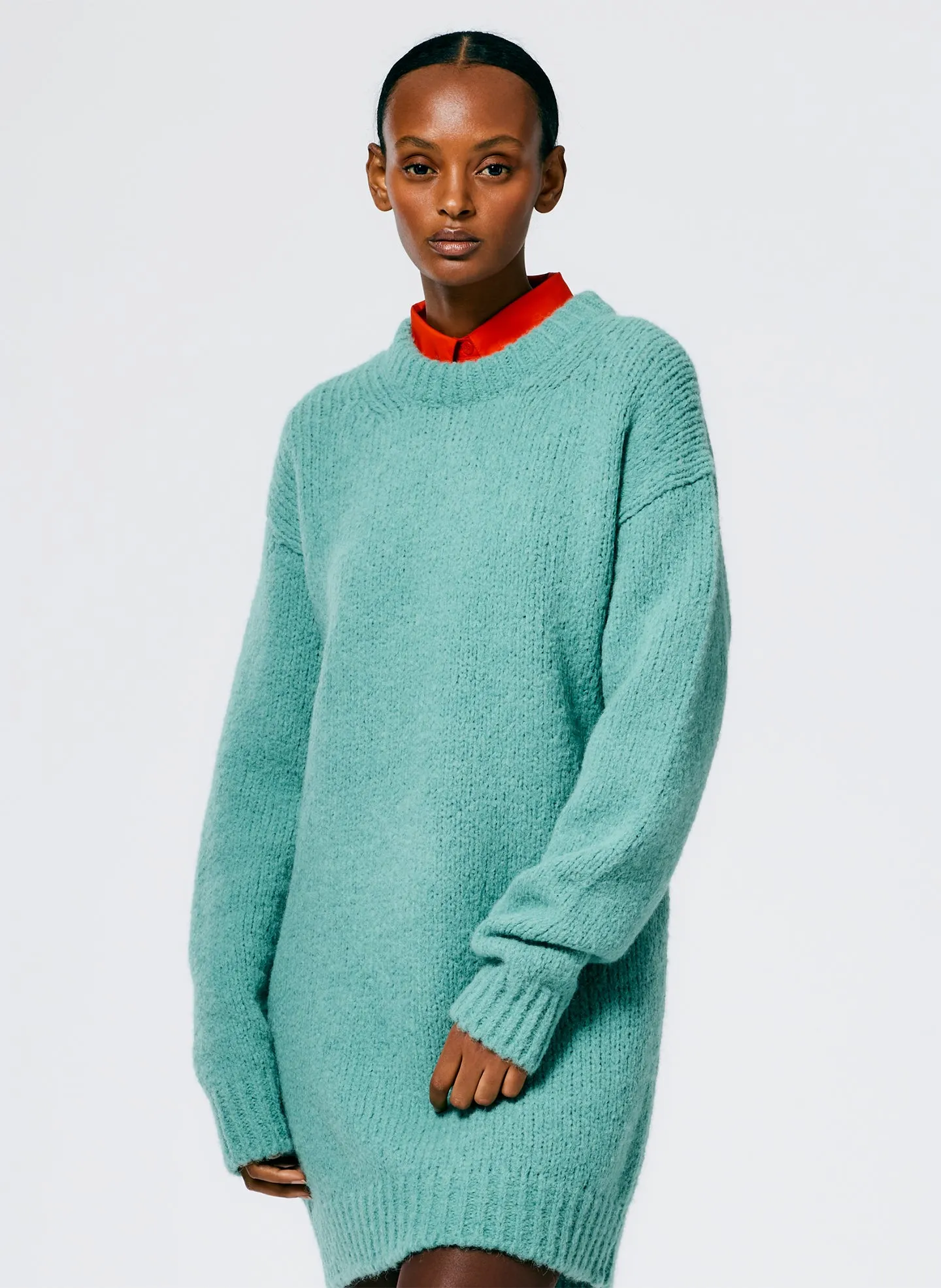 Airy Alpaca Easy Dress sold by Tibi product image thumbnail 5