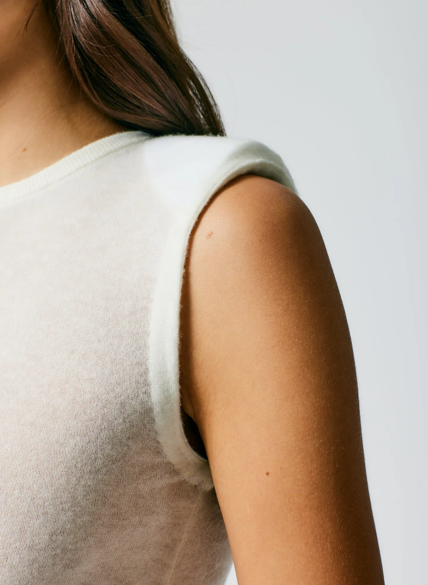 Skinlike Mercerized Wool Tube Tank sold by Tibi product image thumbnail 5