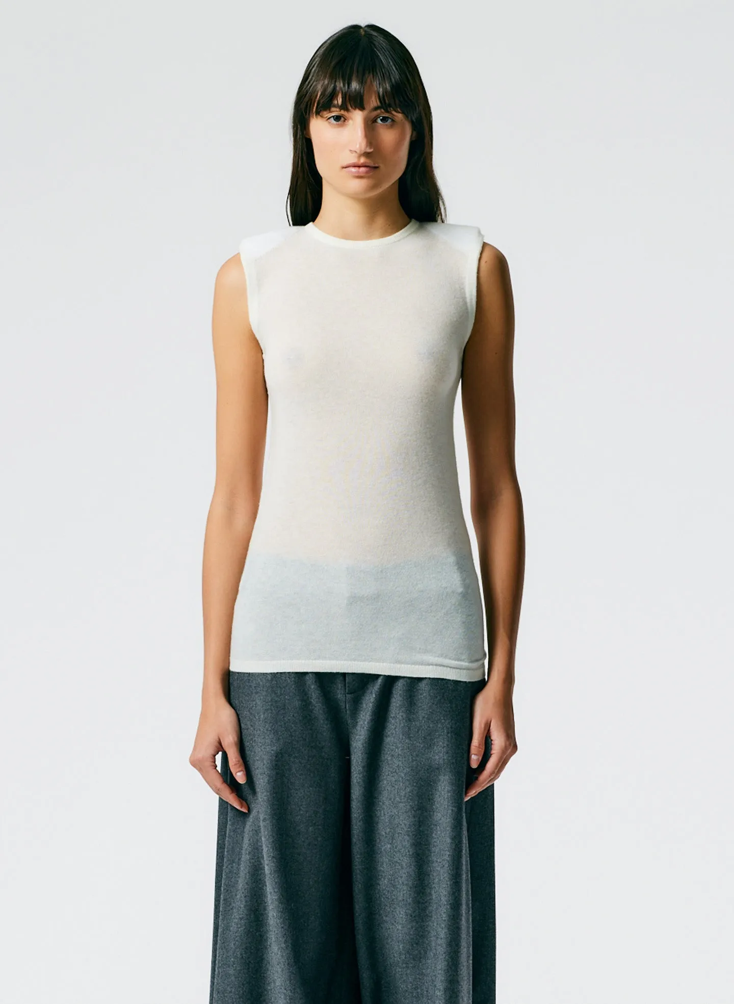 Skinlike Mercerized Wool Tube Tank sold by Tibi