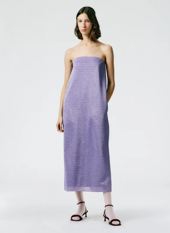 Lurex Haze Strapless Dress made by Tibi