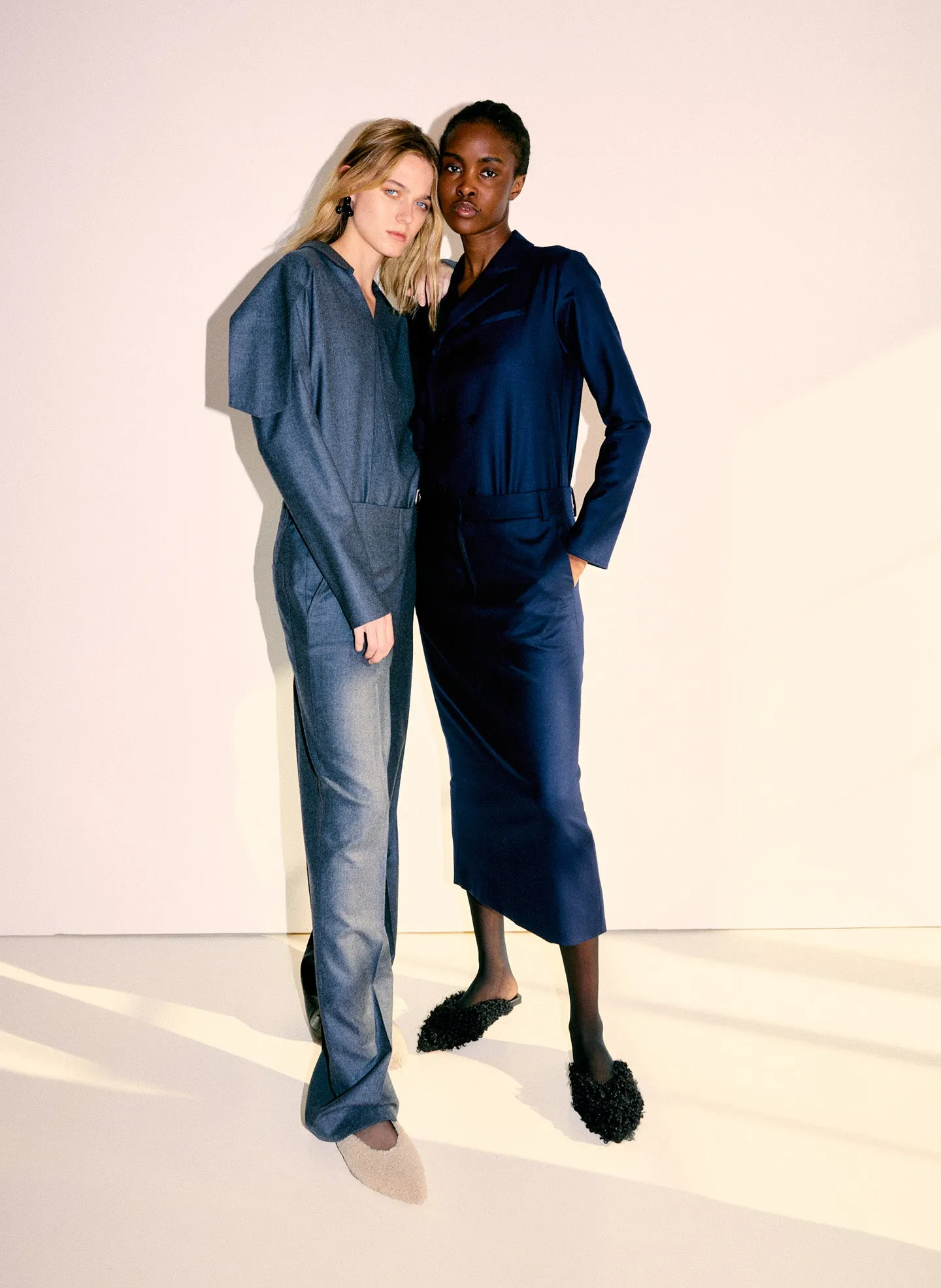 Superfine Wool Flannel V-Neck Top sold by Tibi product image thumbnail 2