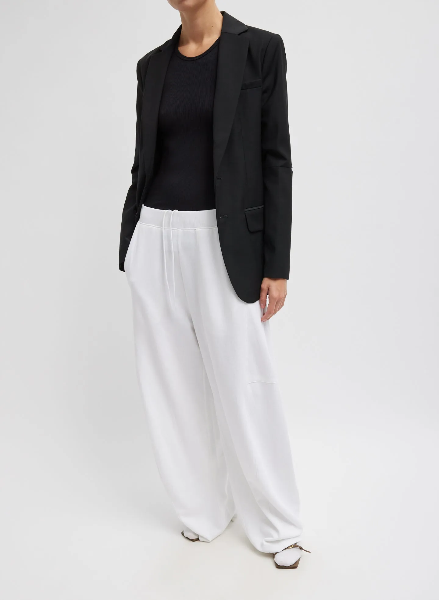 Tropical Wool Cutout Sleeve Marlon Blazer sold by Tibi