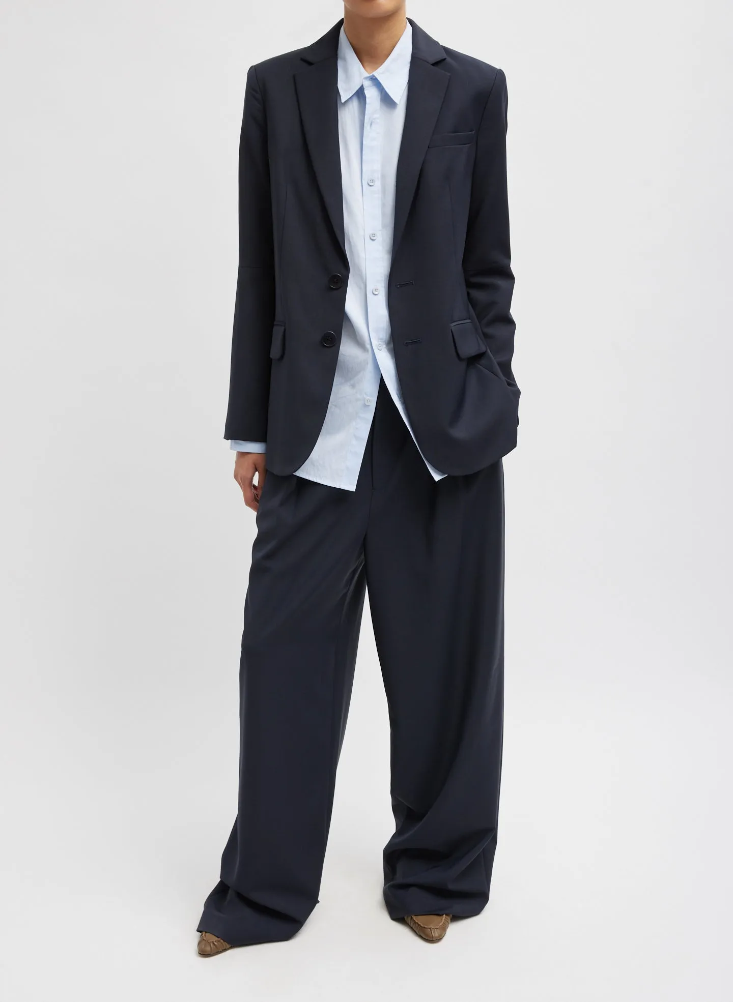 Tropical Wool Cutout Sleeve Marlon Blazer sold by Tibi