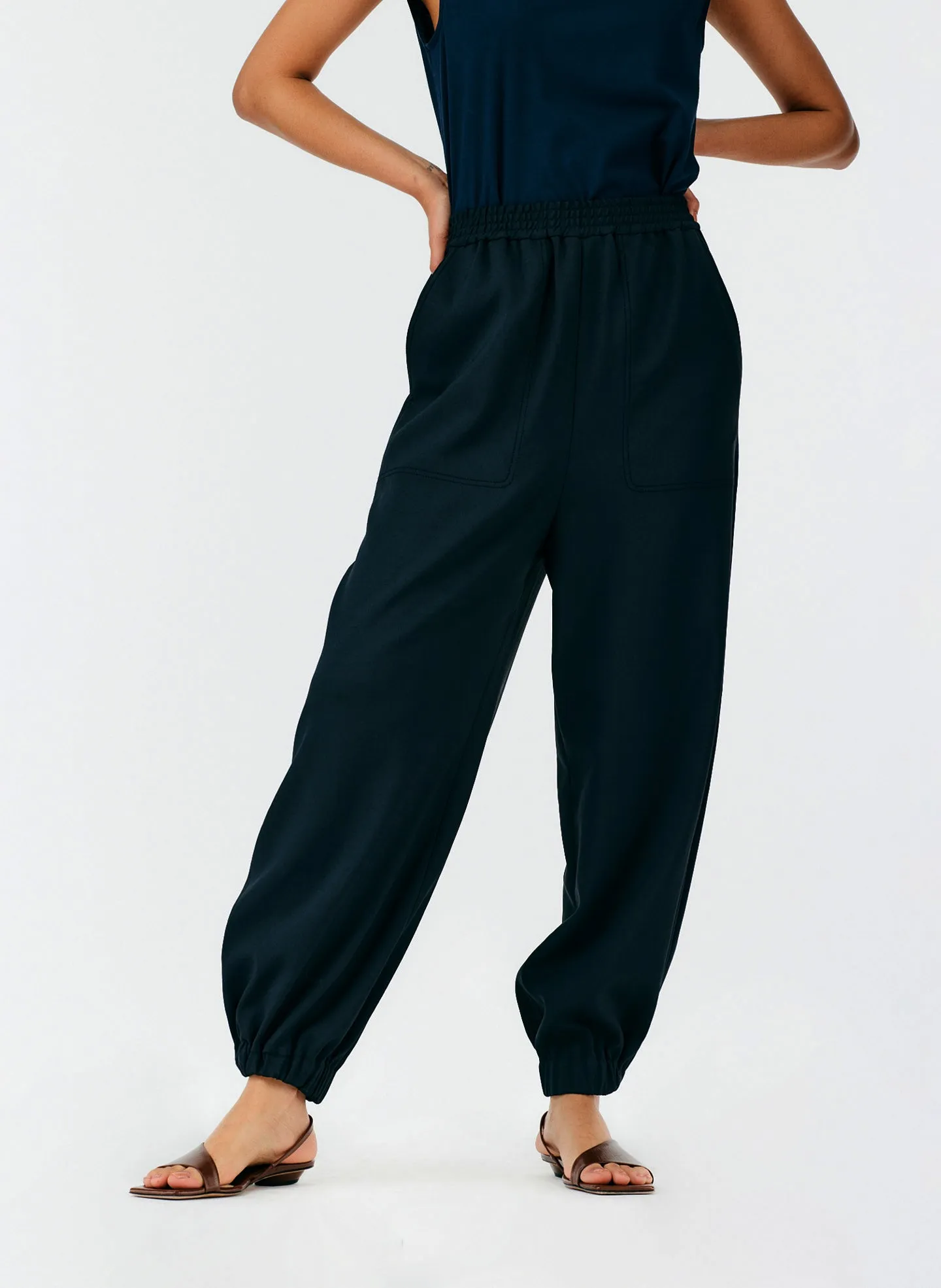 Chalky Drape Plashet Jogger - Regular sold by Tibi product image thumbnail 5