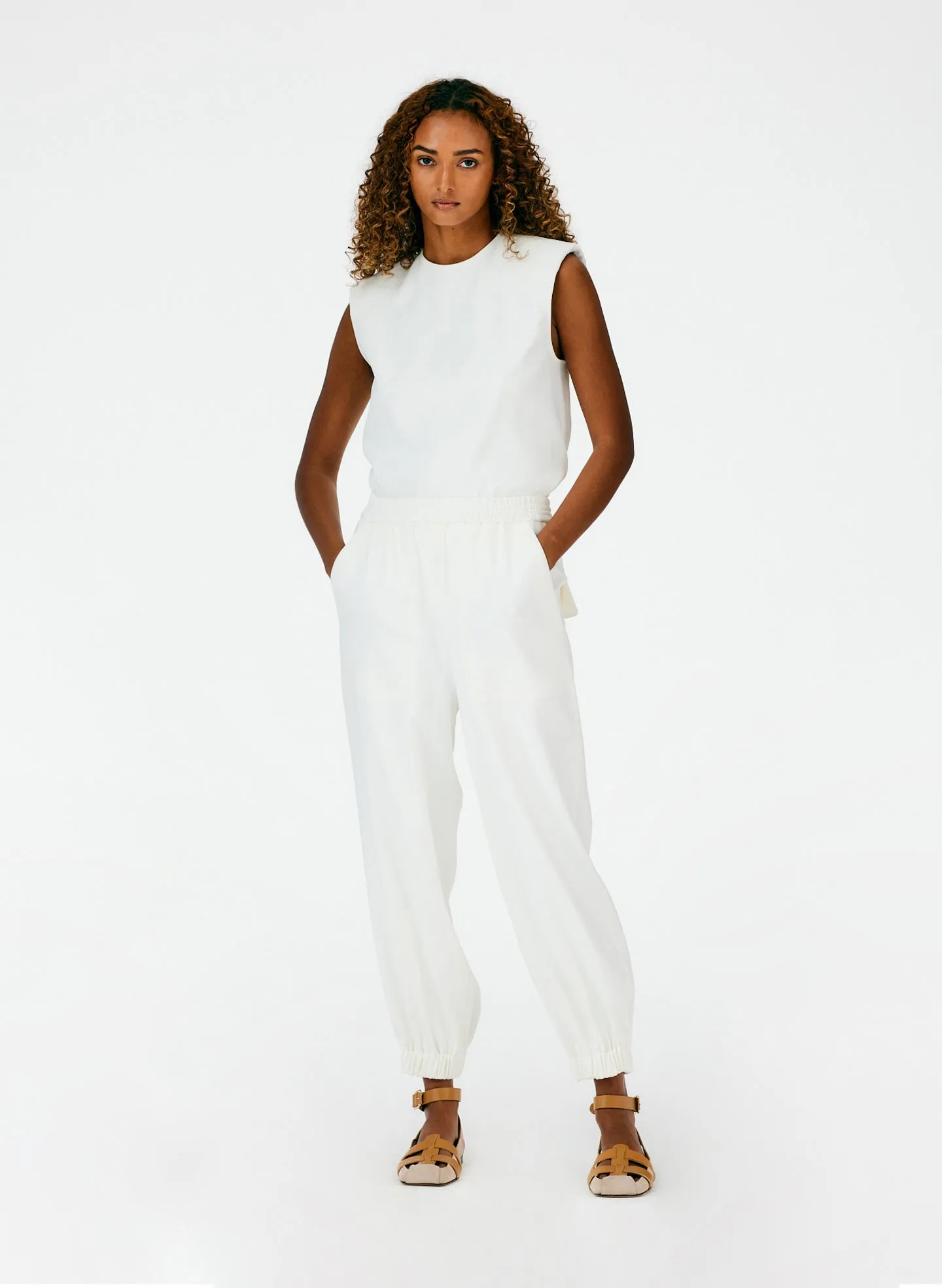 Chalky Drape Plashet Jogger - Regular sold by Tibi product image thumbnail 5