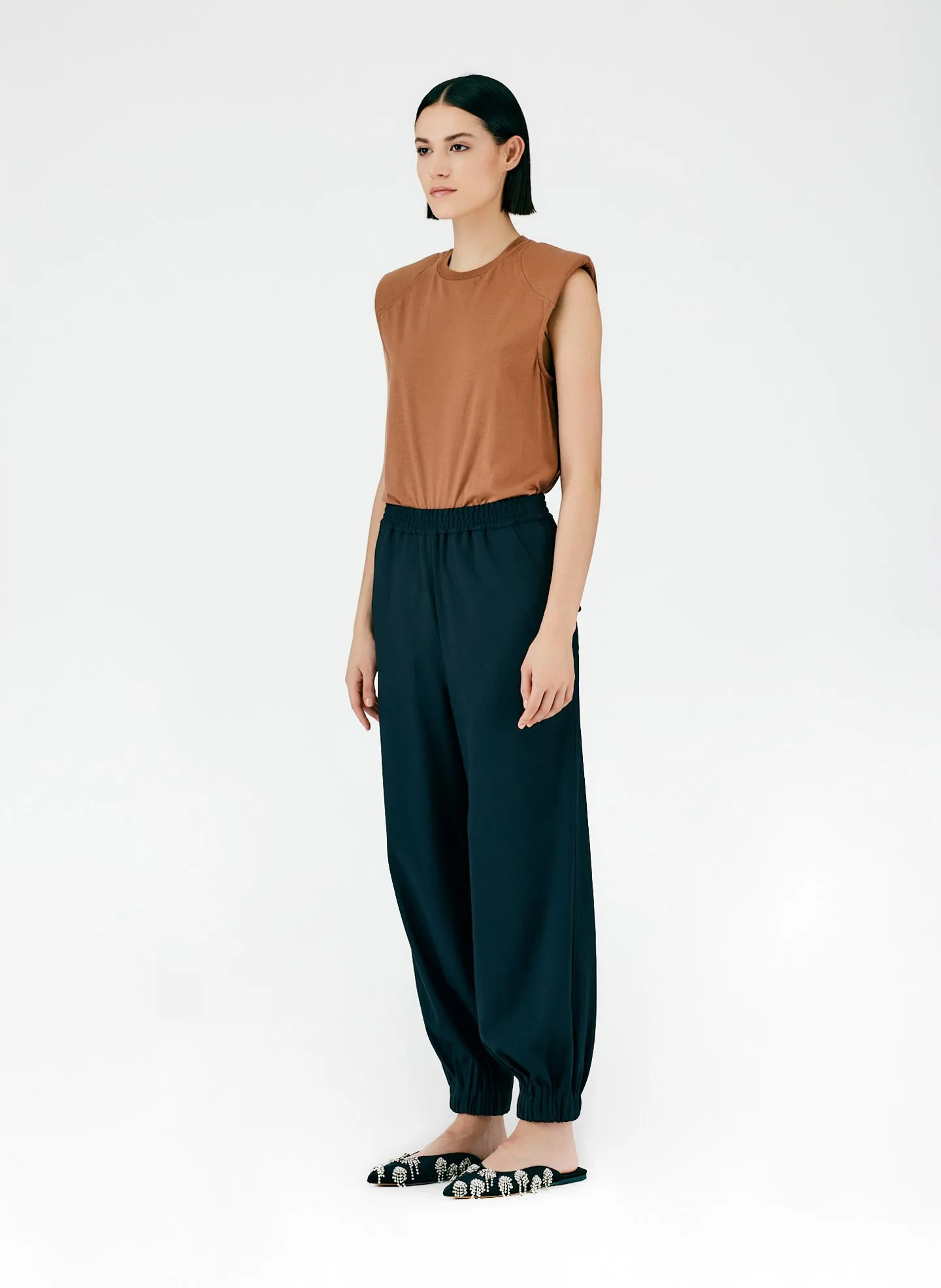 Chalky Drape Plashet Jogger - Long sold by Tibi product image thumbnail 3