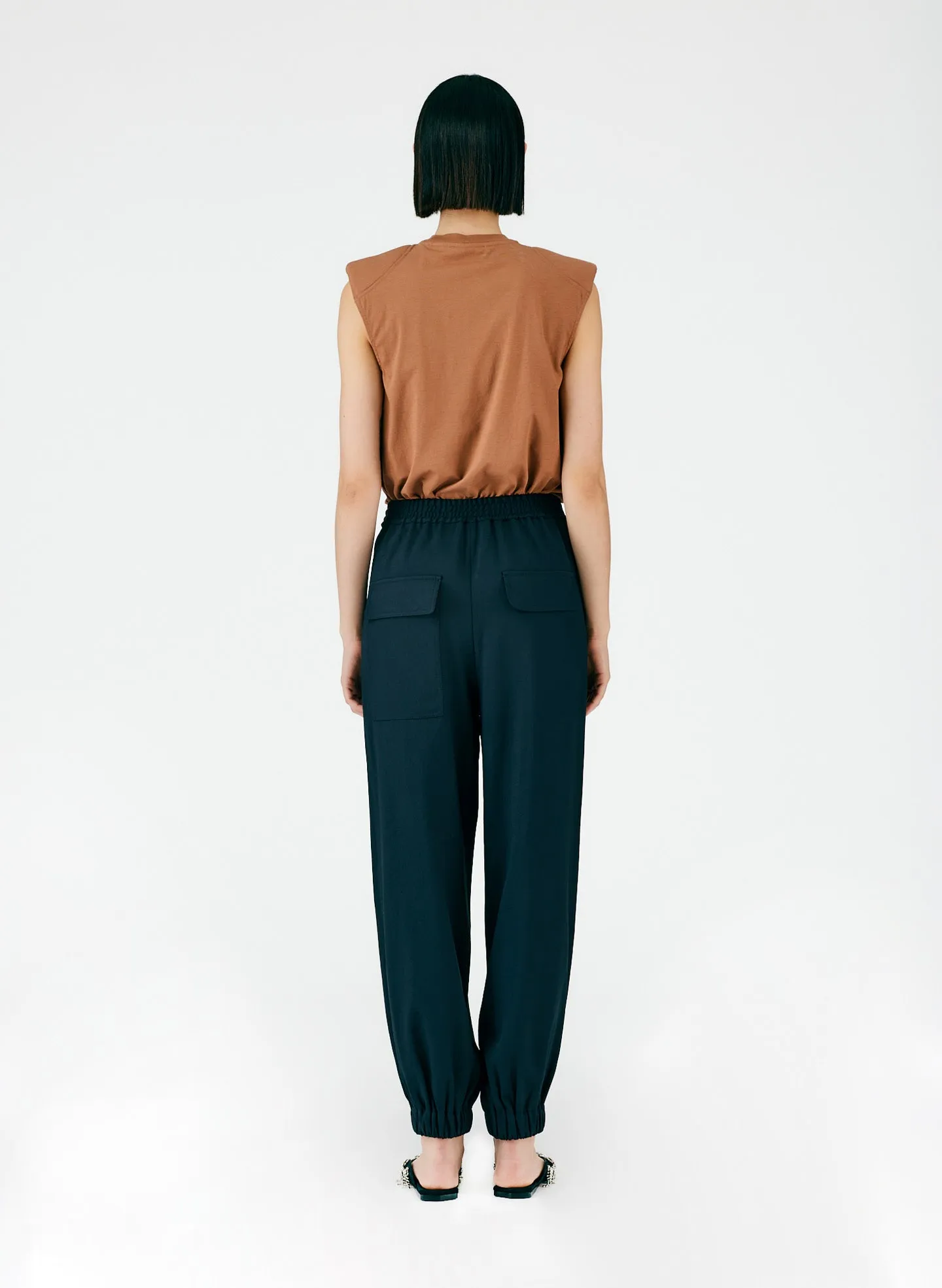 Chalky Drape Plashet Jogger - Long sold by Tibi product image thumbnail 5