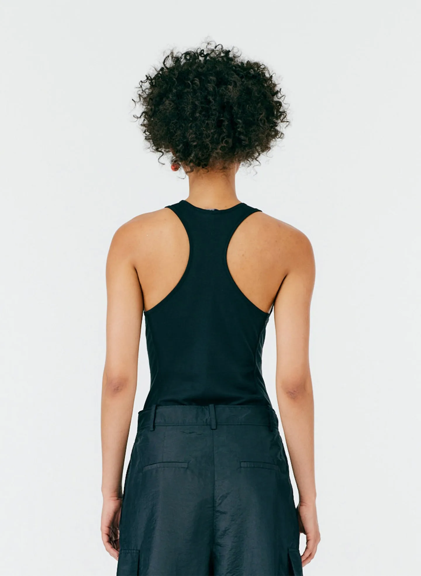 T-Shirt Crewneck Racerback Bodysuit sold by Tibi product image thumbnail 5