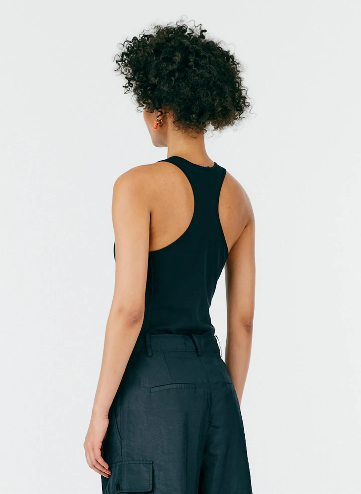 T-Shirt Crewneck Racerback Bodysuit sold by Tibi product image thumbnail 4