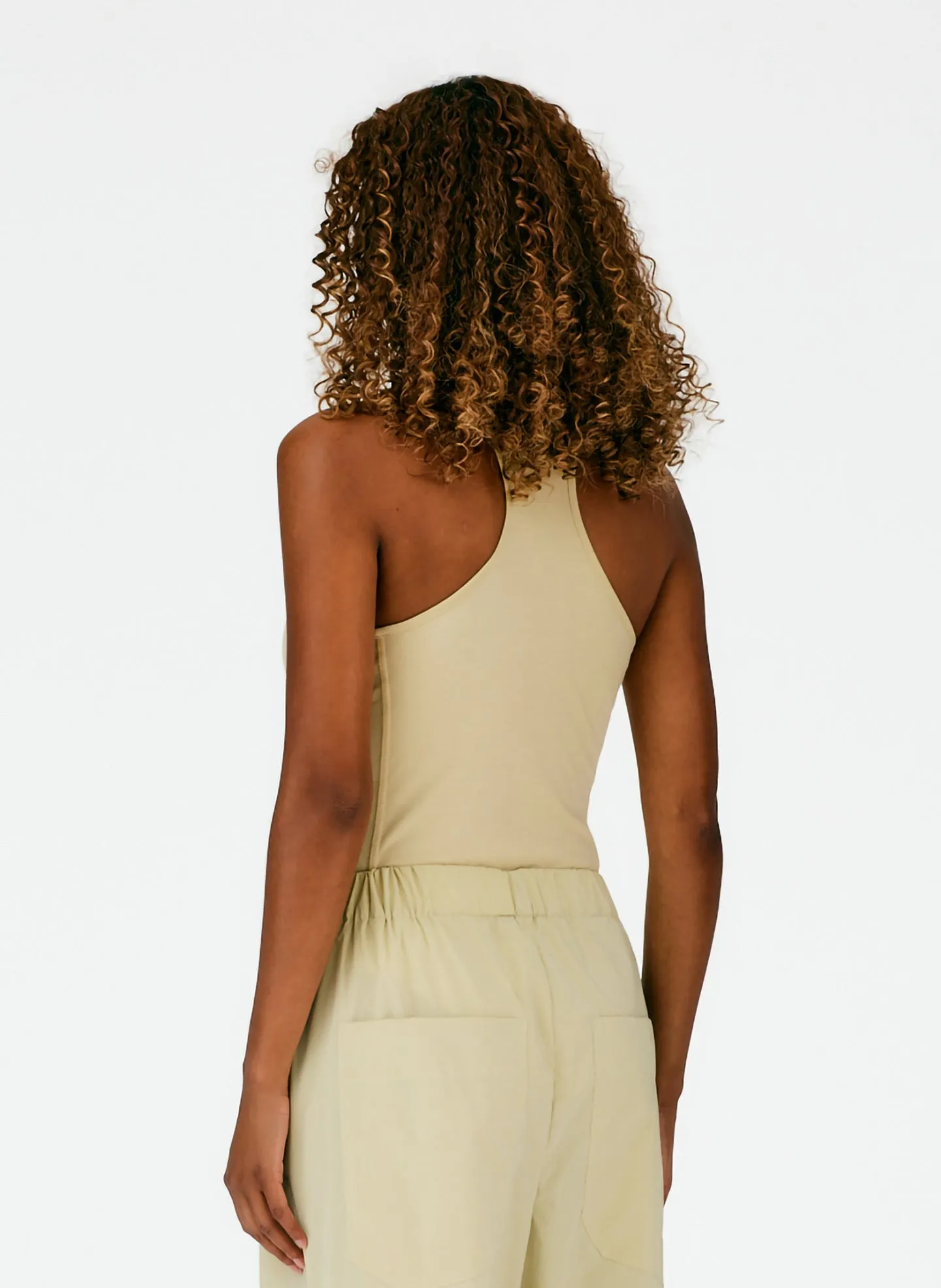 T-Shirt Crewneck Racerback Bodysuit sold by Tibi product image thumbnail 4