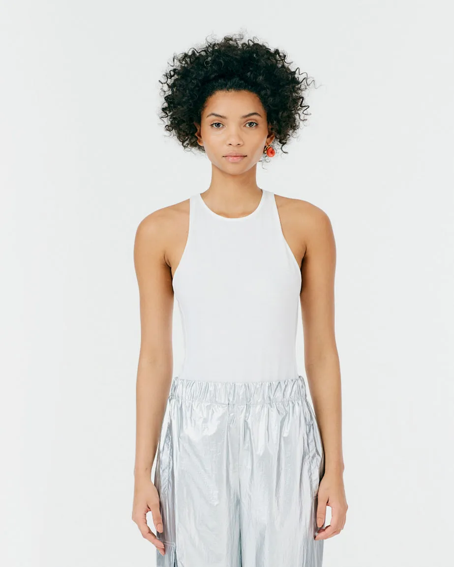 T-Shirt Crewneck Racerback Bodysuit sold by Tibi