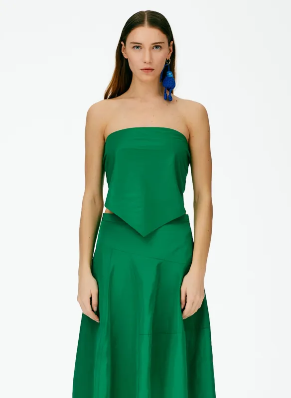 Italian Sporty Nylon Strapless Bandeau sold by Tibi