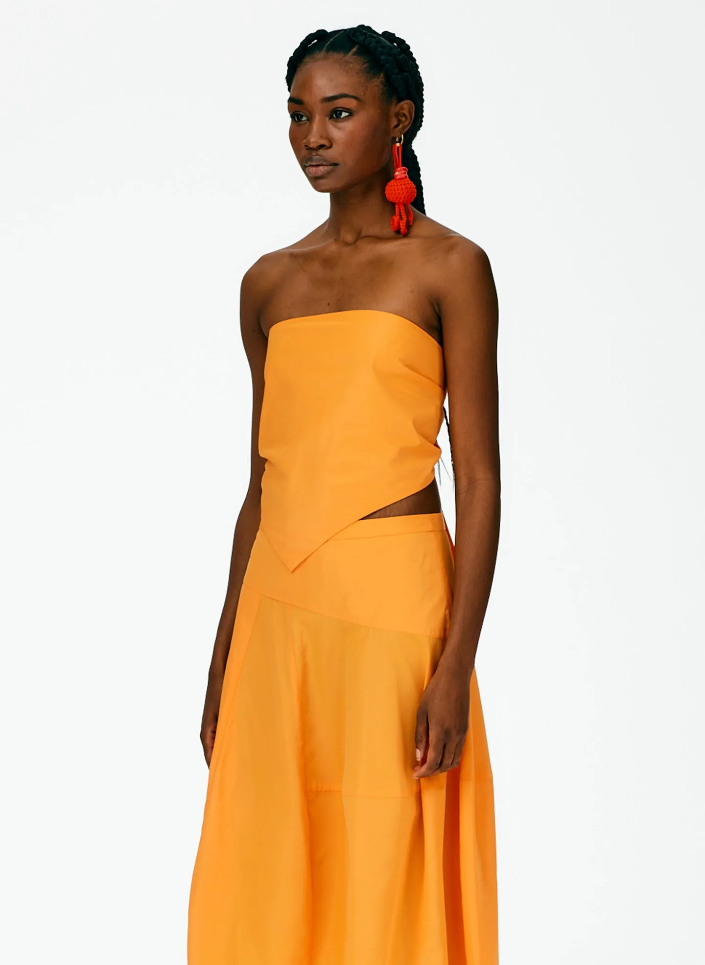 Italian Sporty Nylon Strapless Bandeau sold by Tibi product image thumbnail 3