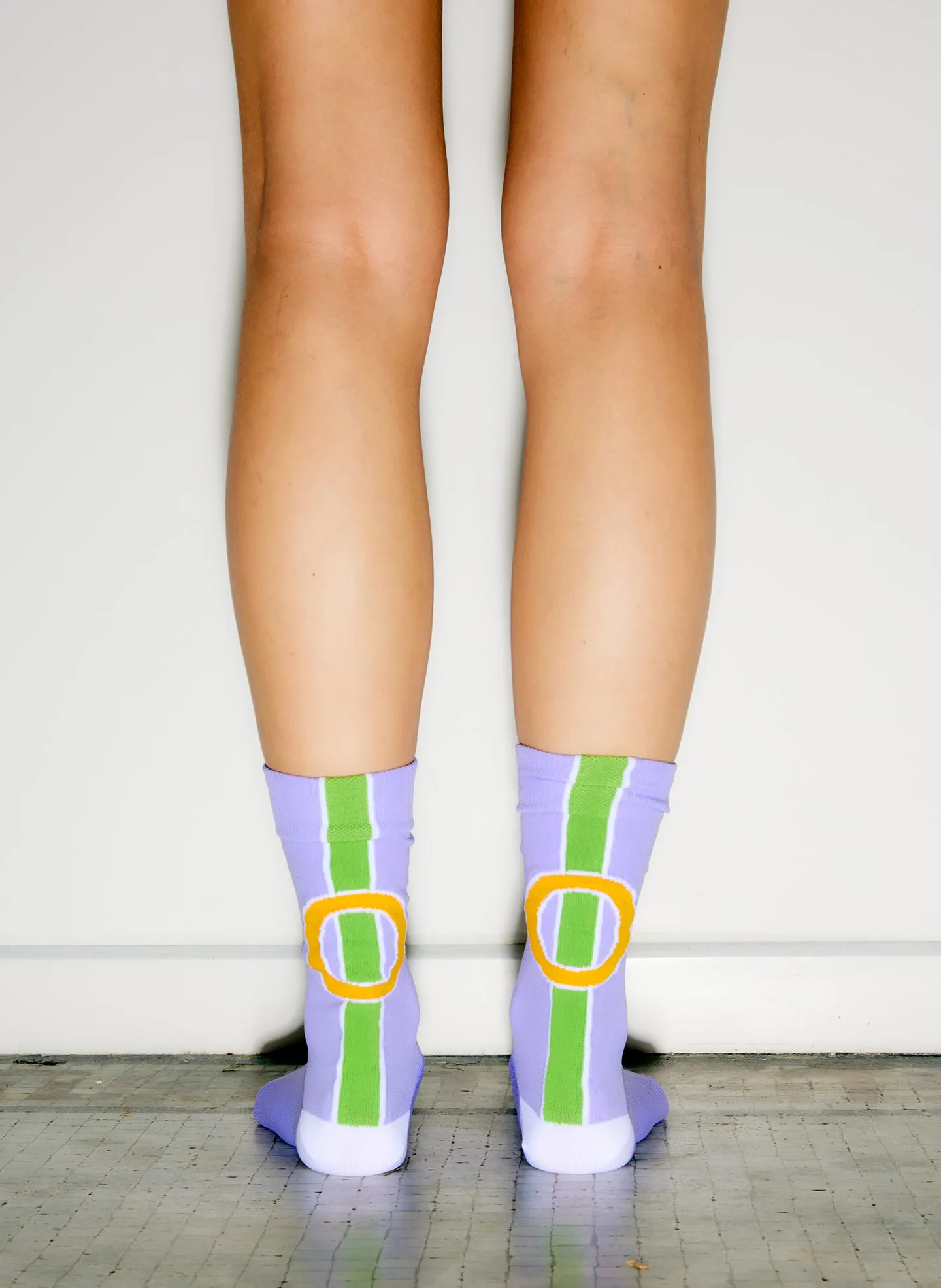 Purple Alphabet Socks sold by Tibi product image thumbnail 2