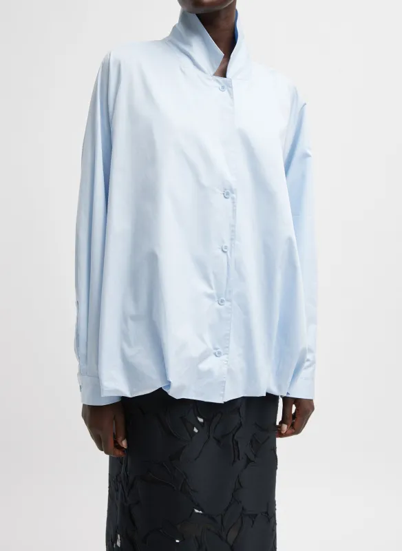 Eco Poplin Bubble Hem Shirt Jacket sold by Tibi