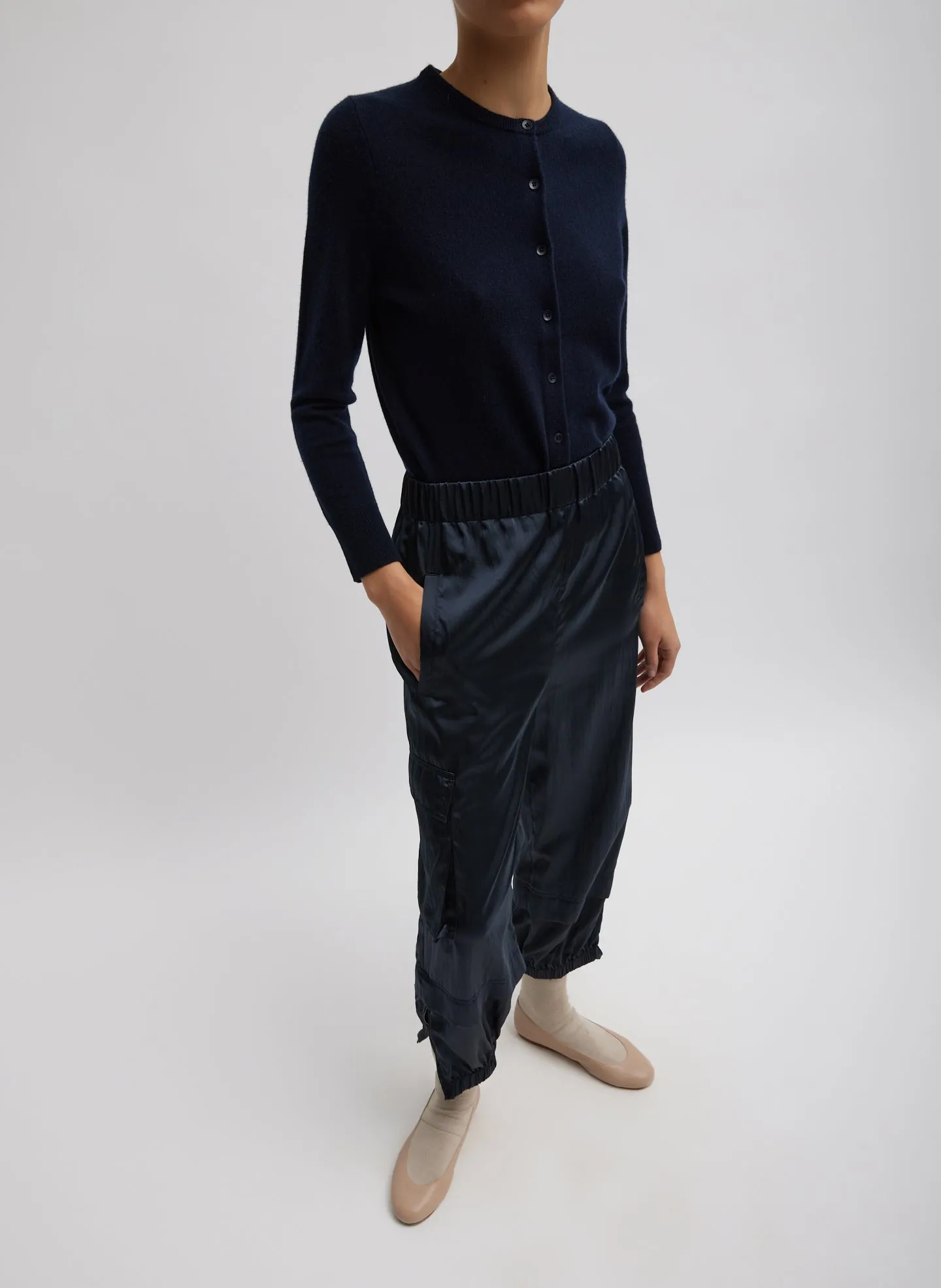 Shiny Nylon Pull On Wilt Jogger sold by Tibi