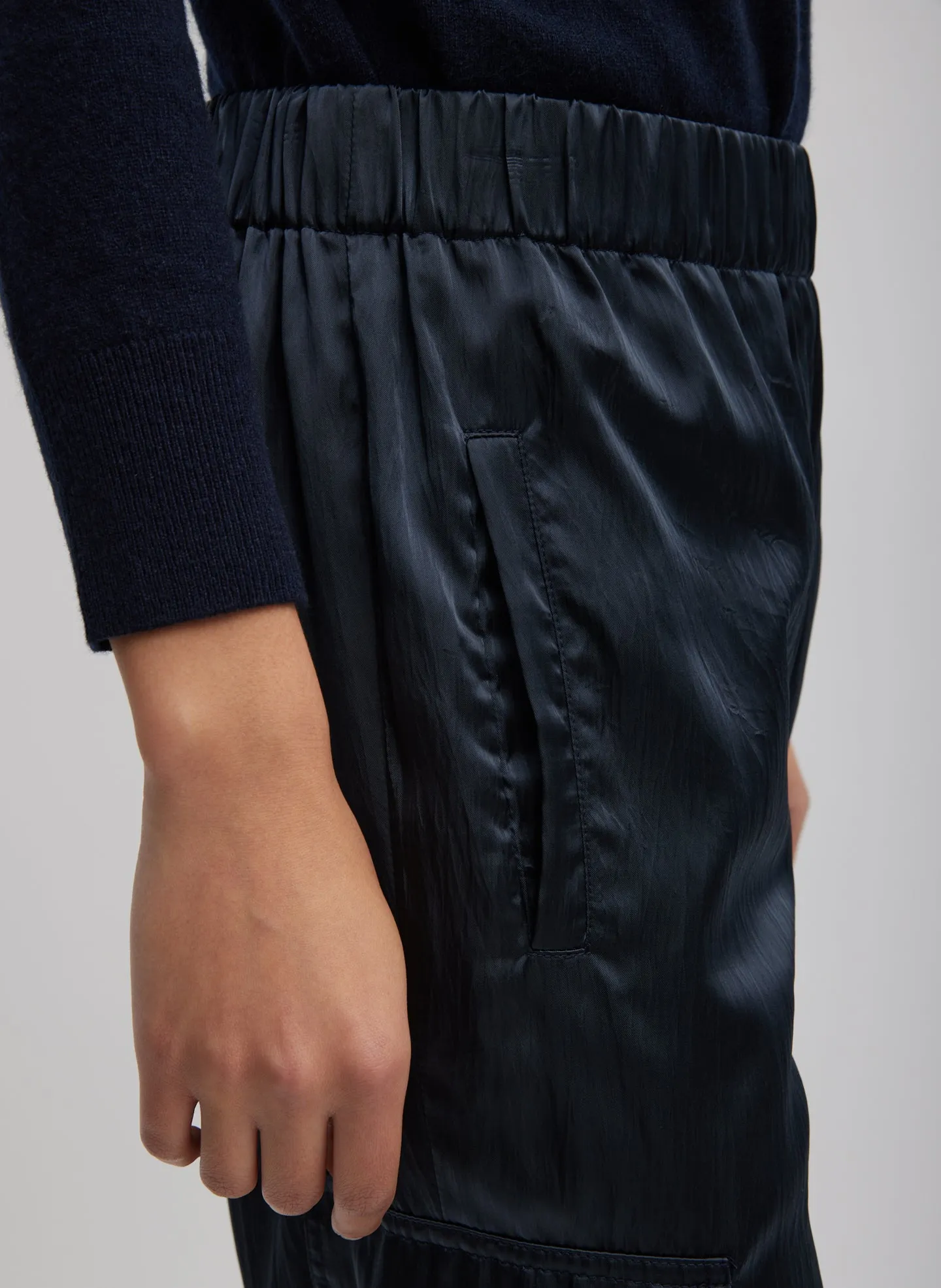 Shiny Nylon Pull On Wilt Jogger sold by Tibi product image thumbnail 2