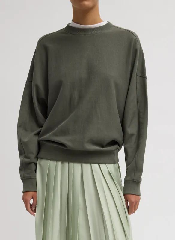 Light Weight Sweatshirting Crewneck Sweatshirt sold by Tibi