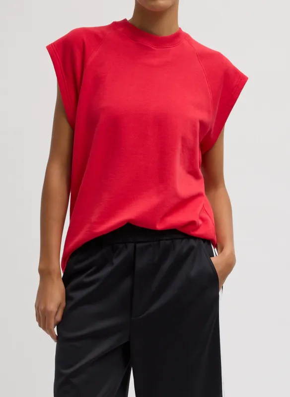 Light Weight Sweatshirting Sleeveless Easy Top sold by Tibi