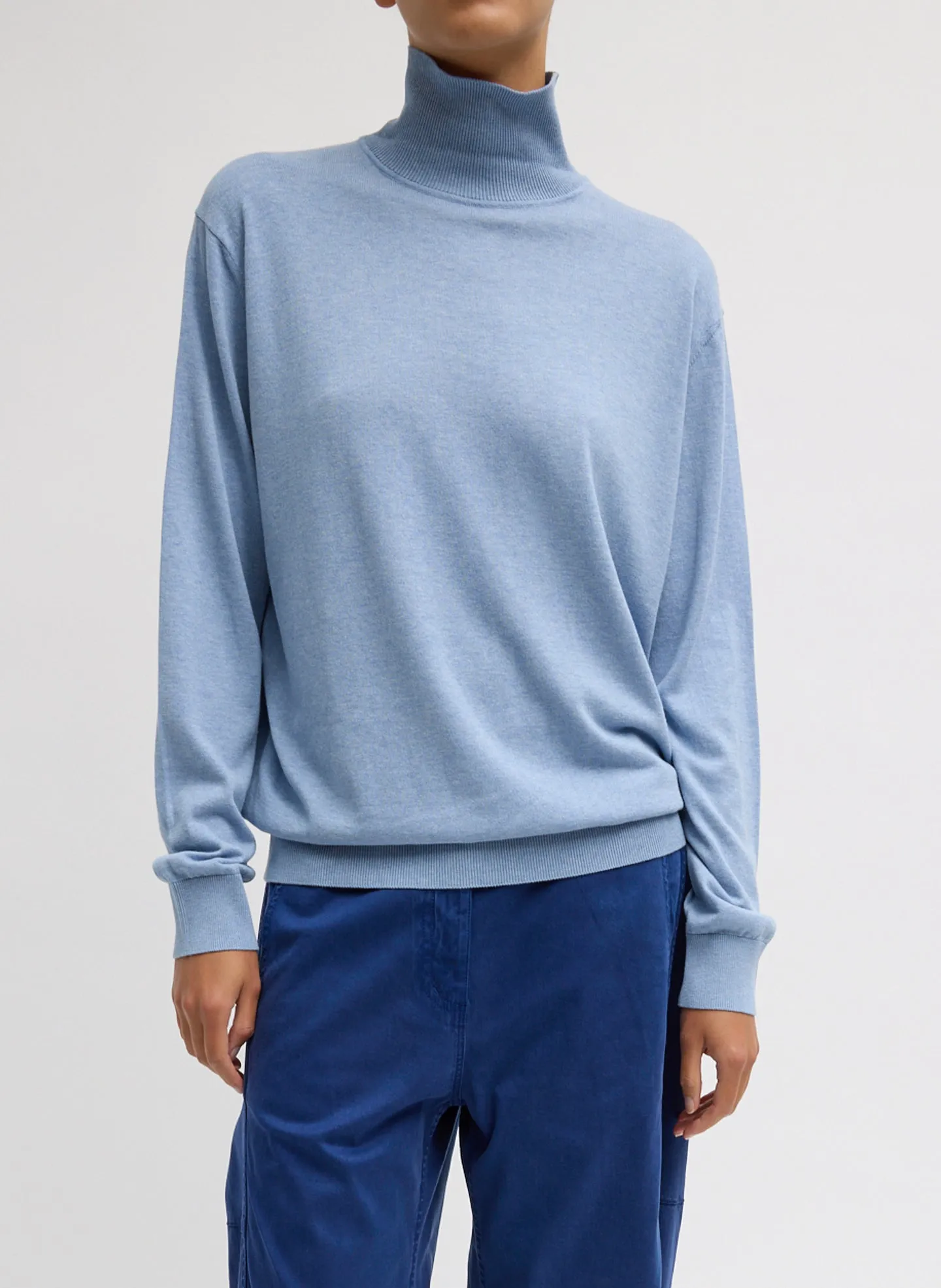 Super Fine Gauge Perfect Men's Turtleneck Pullover sold by Tibi