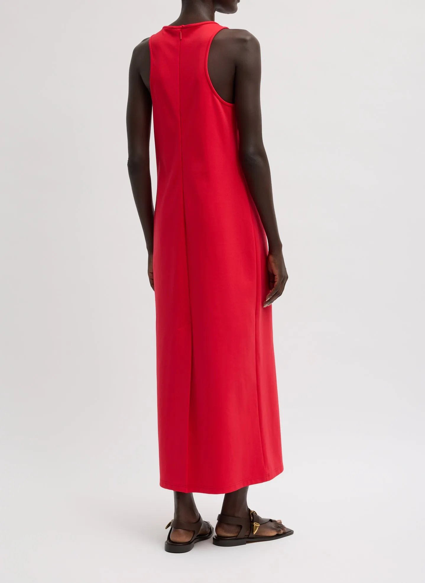 Compact Ultra Stretch Knit Sleeveless Dress sold by Tibi product image thumbnail 3