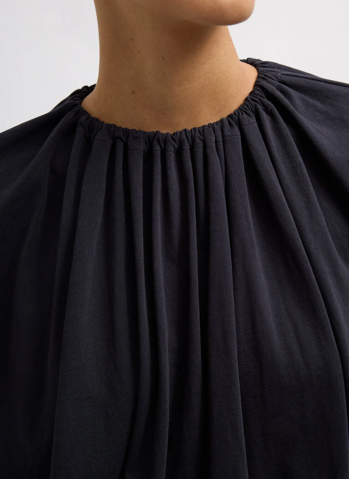 T-Shirt Program Shirred Neck Circular Top sold by Tibi product image thumbnail 5