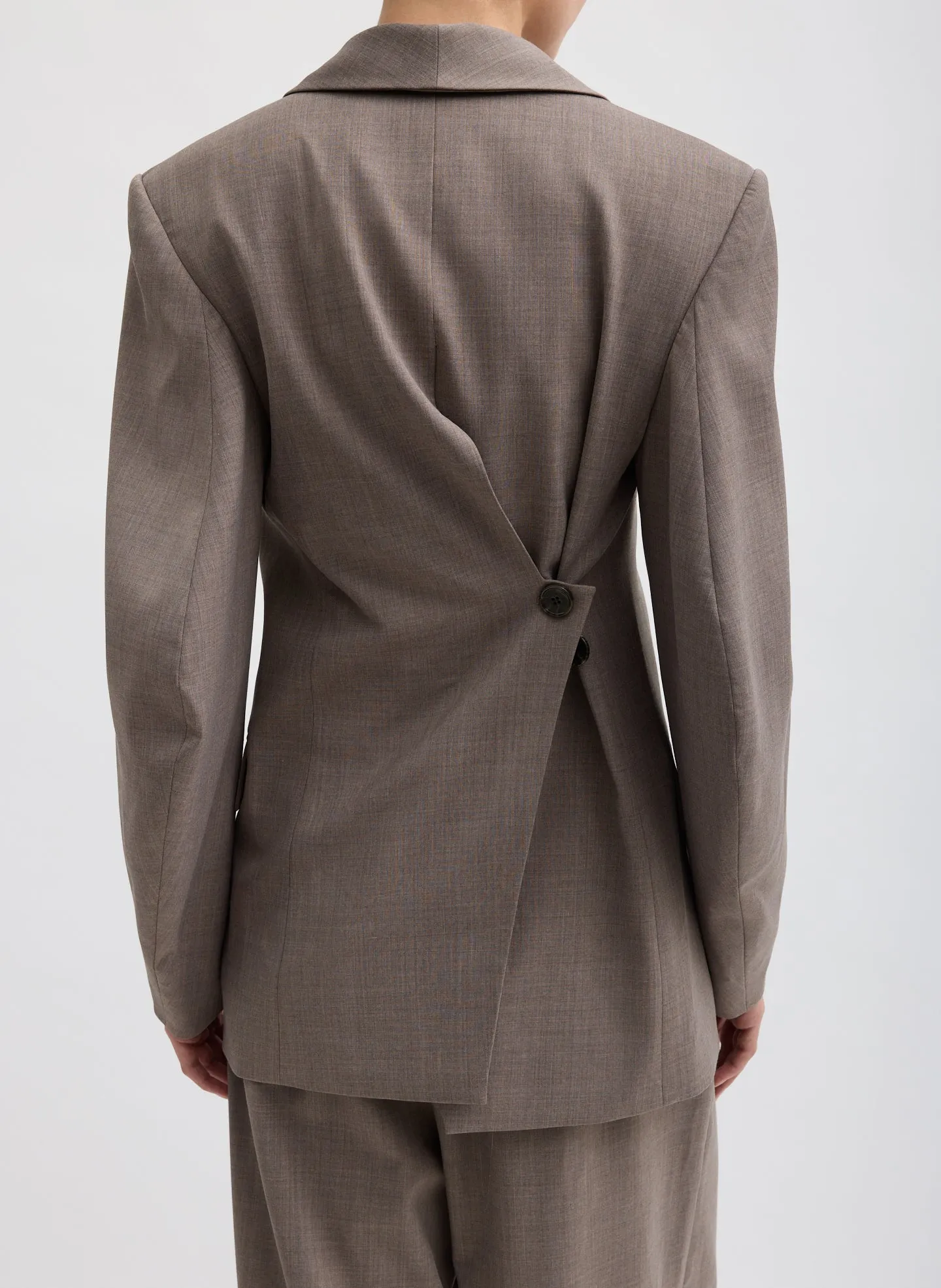 Tropical Wool Sculpted Blazer sold by Tibi product image thumbnail 3