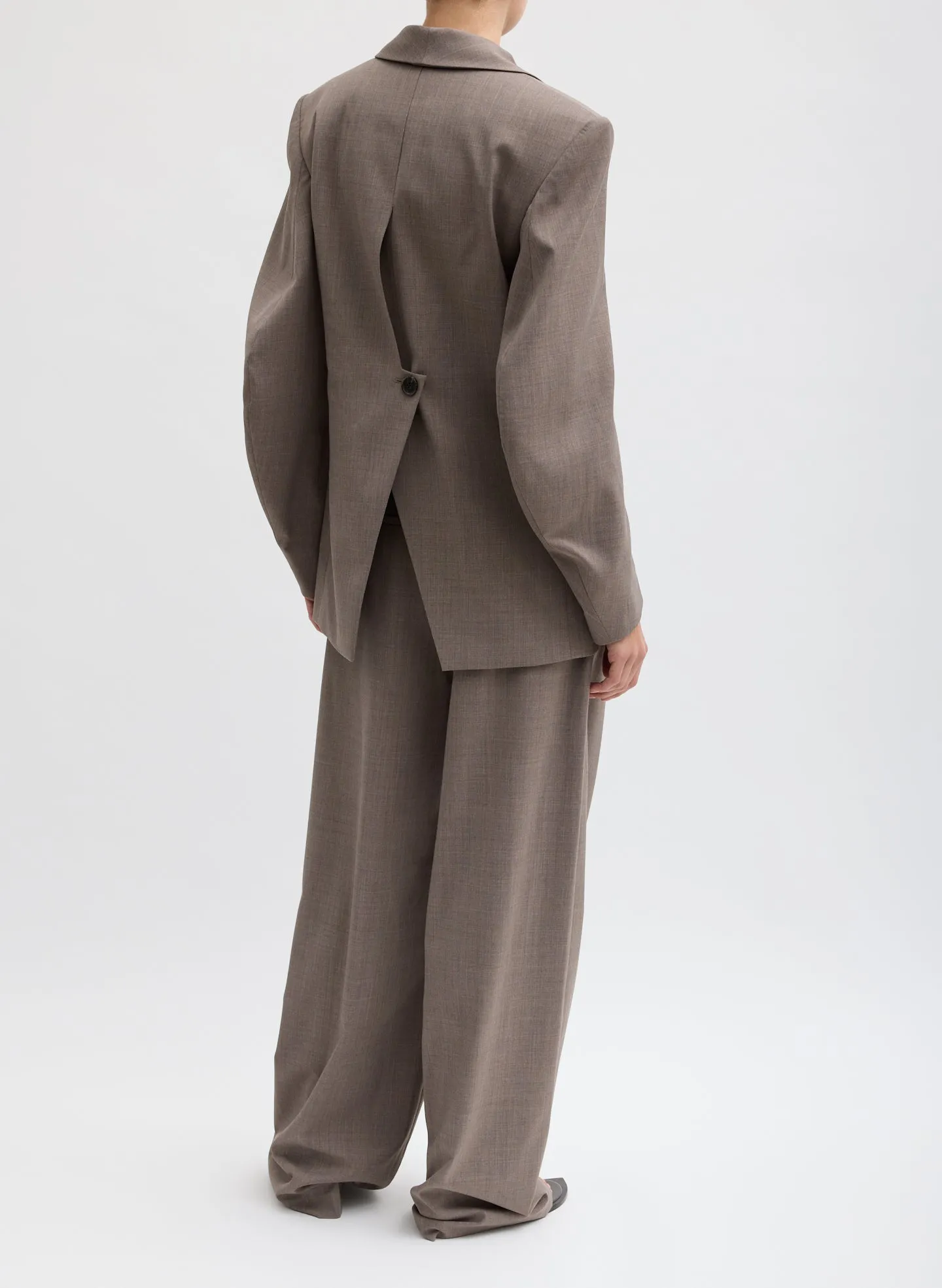 Tropical Wool Sculpted Blazer sold by Tibi product image thumbnail 5