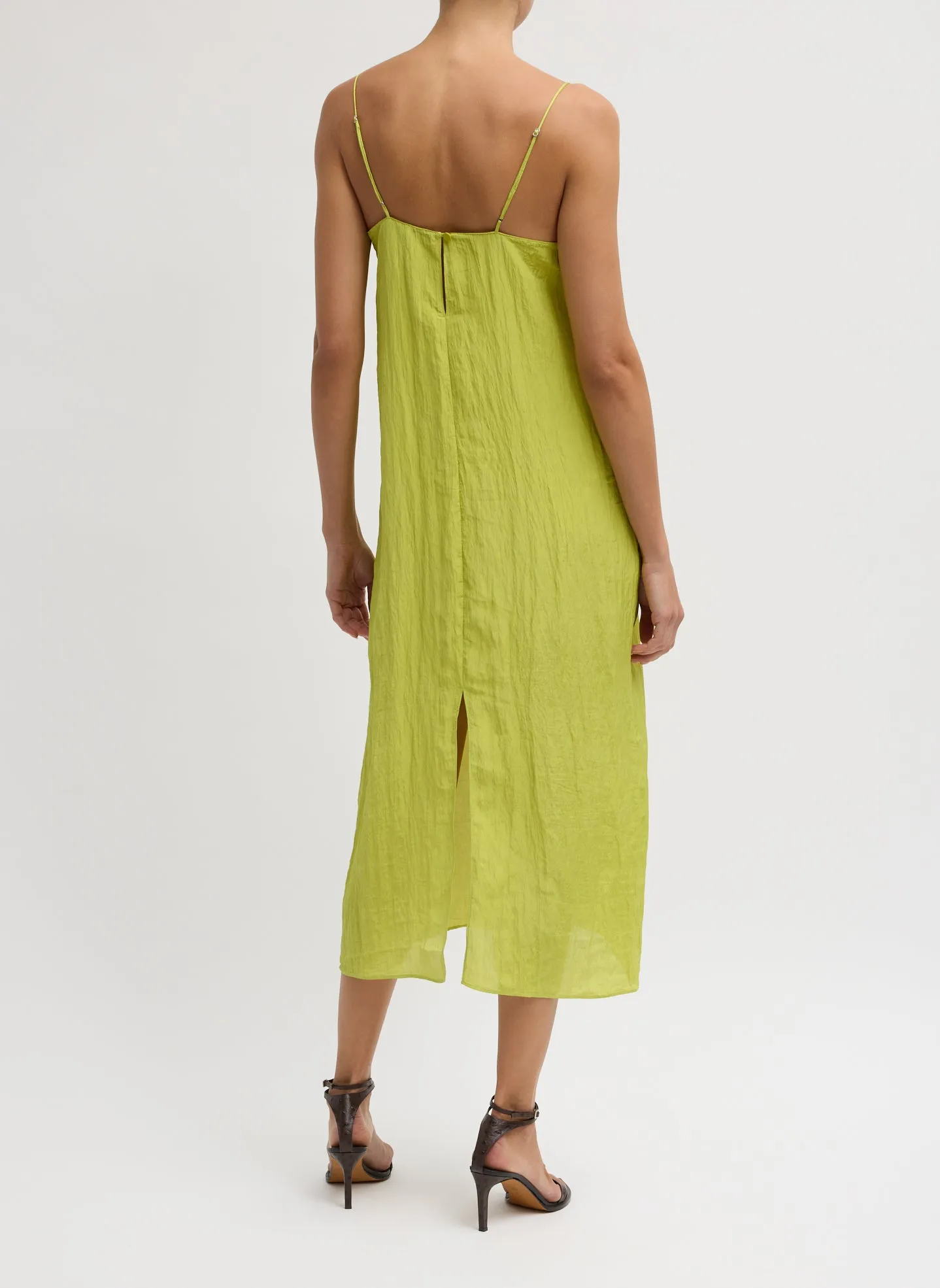 The Crinkle Slip Dress sold by Tibi product image thumbnail 3