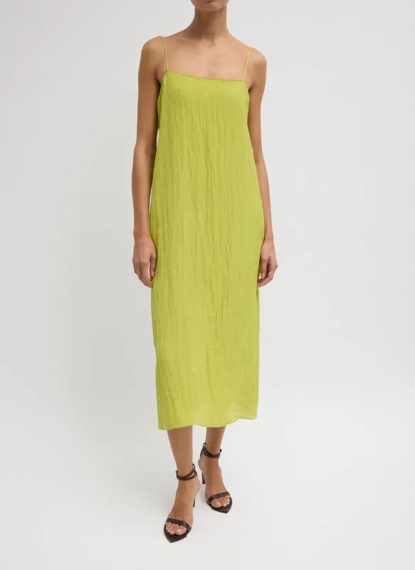 The Crinkle Slip Dress sold by Tibi