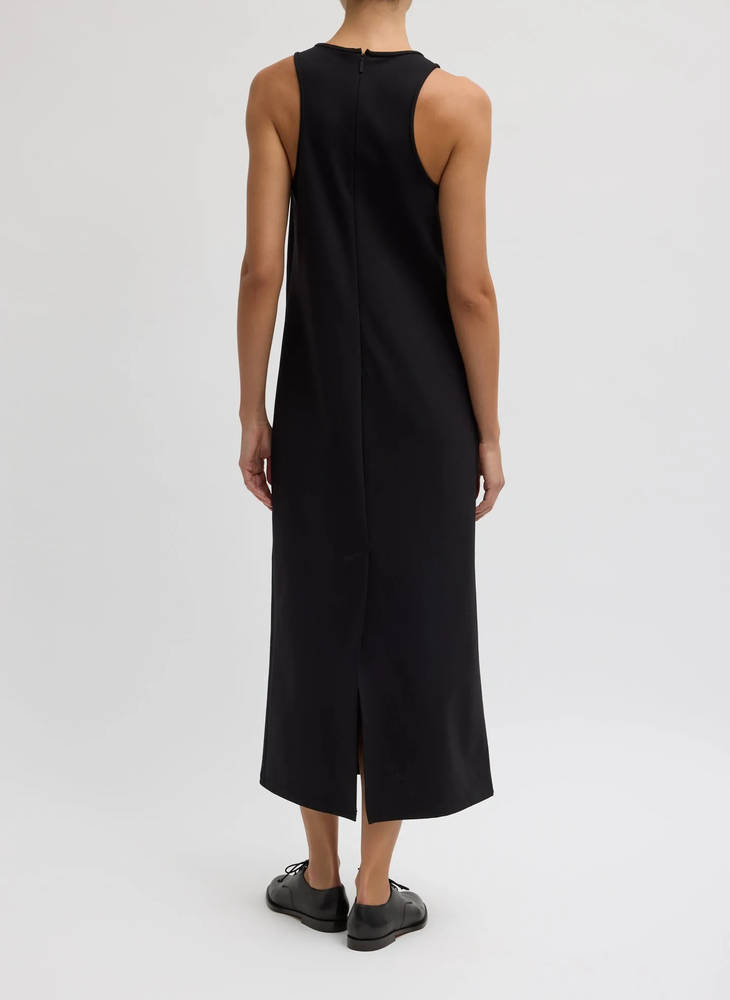 Compact Ultra Stretch Knit Sleeveless Dress sold by Tibi product image thumbnail 3