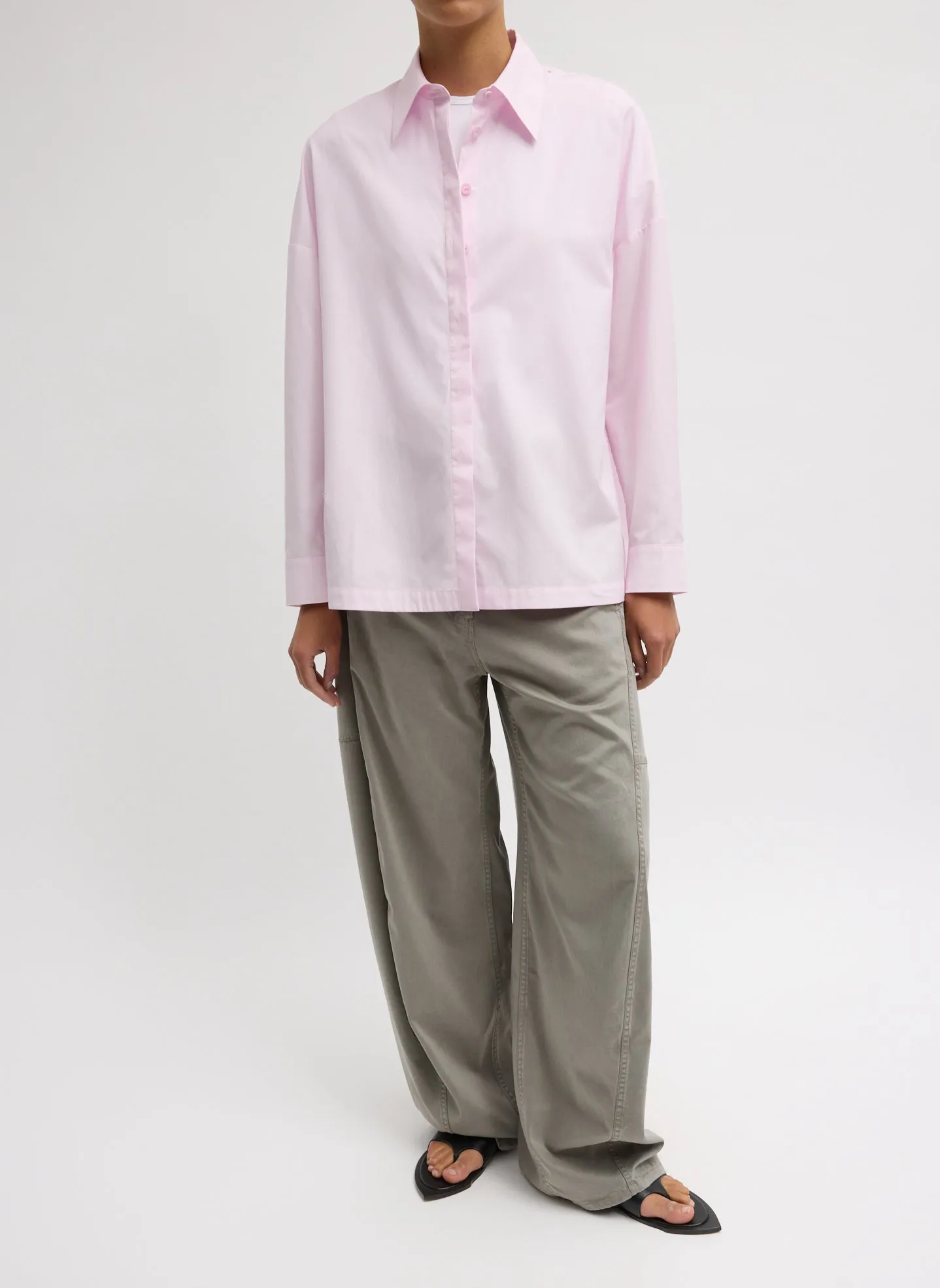 Gabe Oversized Shirt sold by Tibi product image thumbnail 4