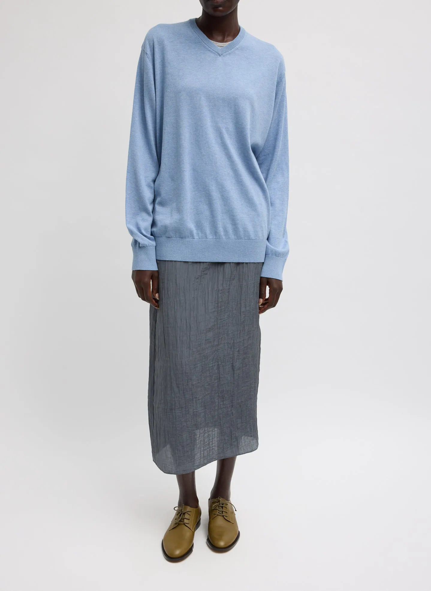The Crinkle Slip Skirt sold by Tibi product image thumbnail 5