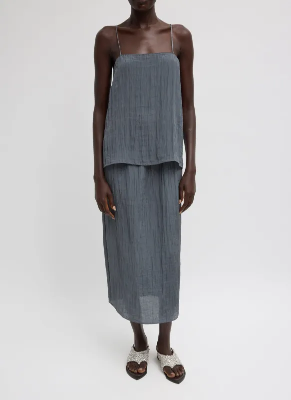 The Crinkle Slip Skirt made by Tibi